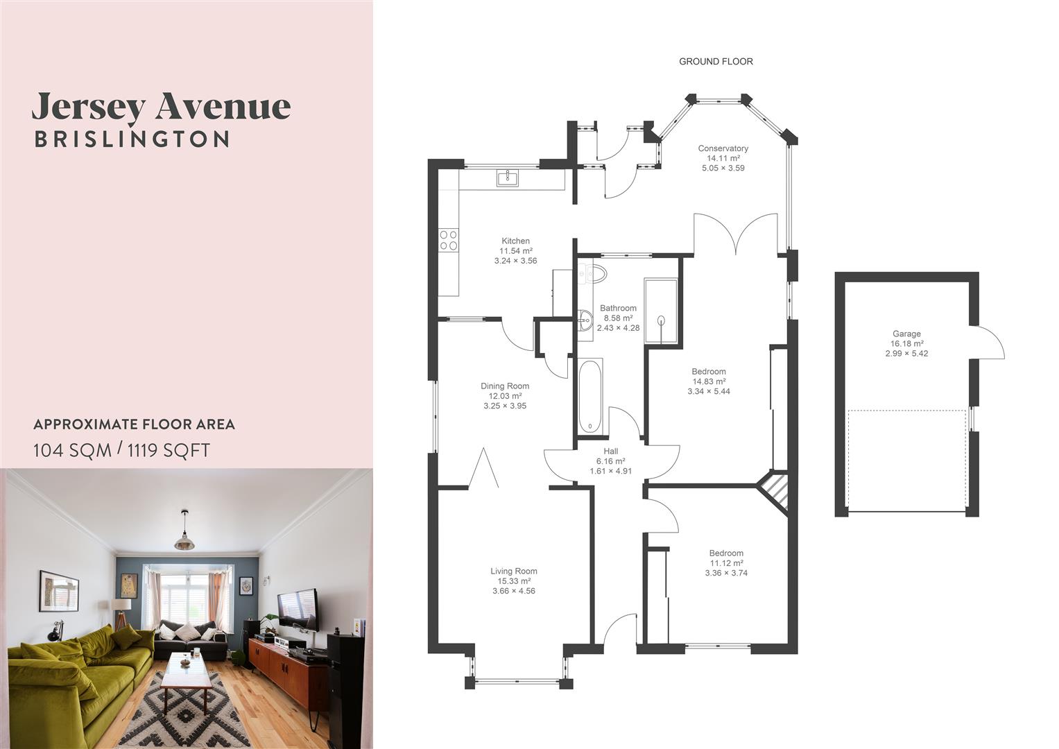 58, Jersey Avenue, Bristol floorplan