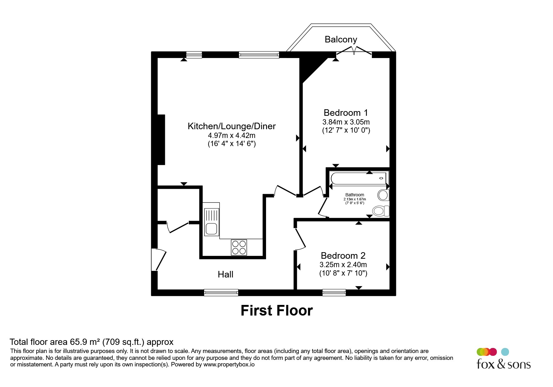 Flat 26, The Priory, Syresham Gardens, Haywards Heath floorplan