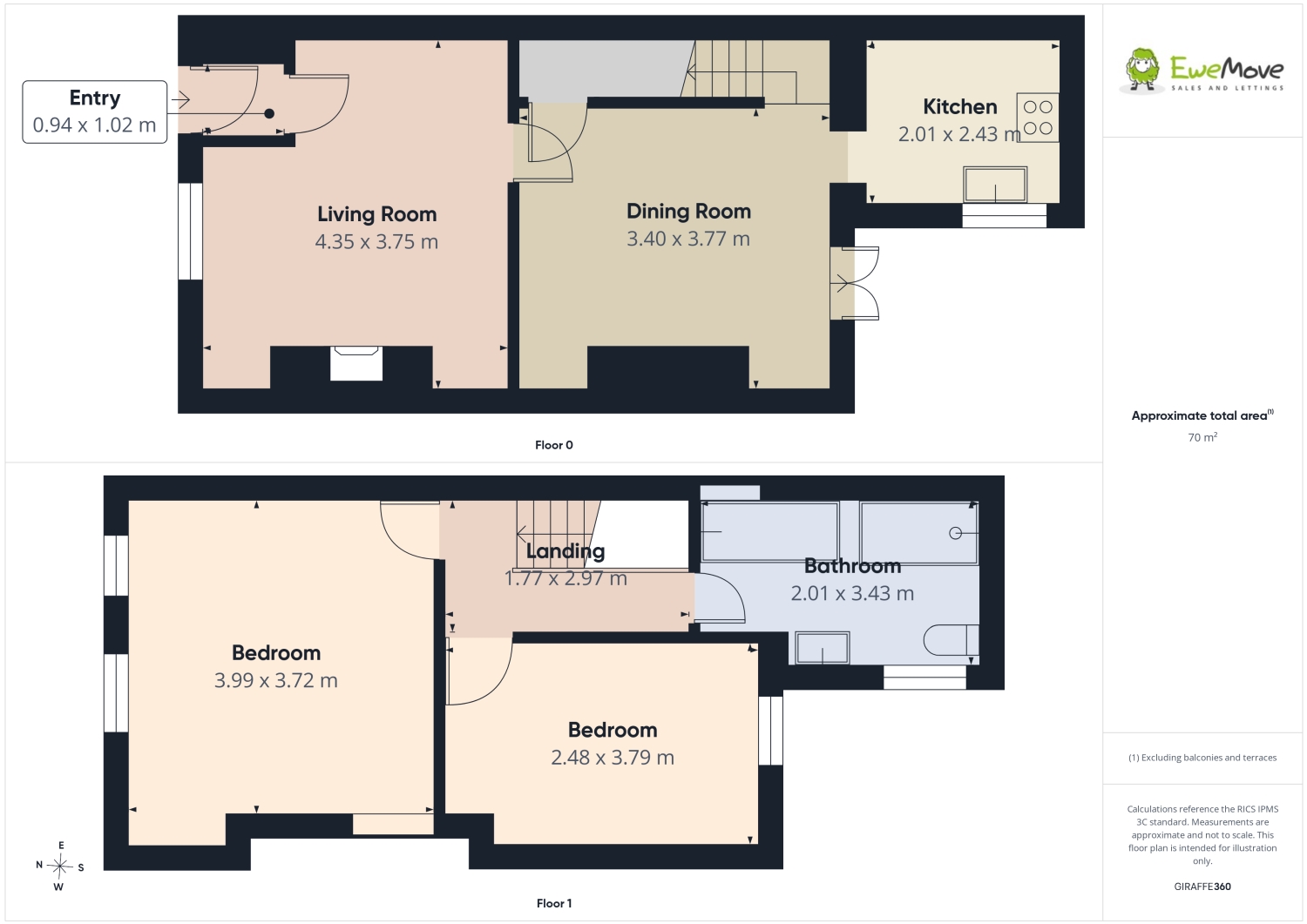 50, Fountain Street, Hyde floorplan