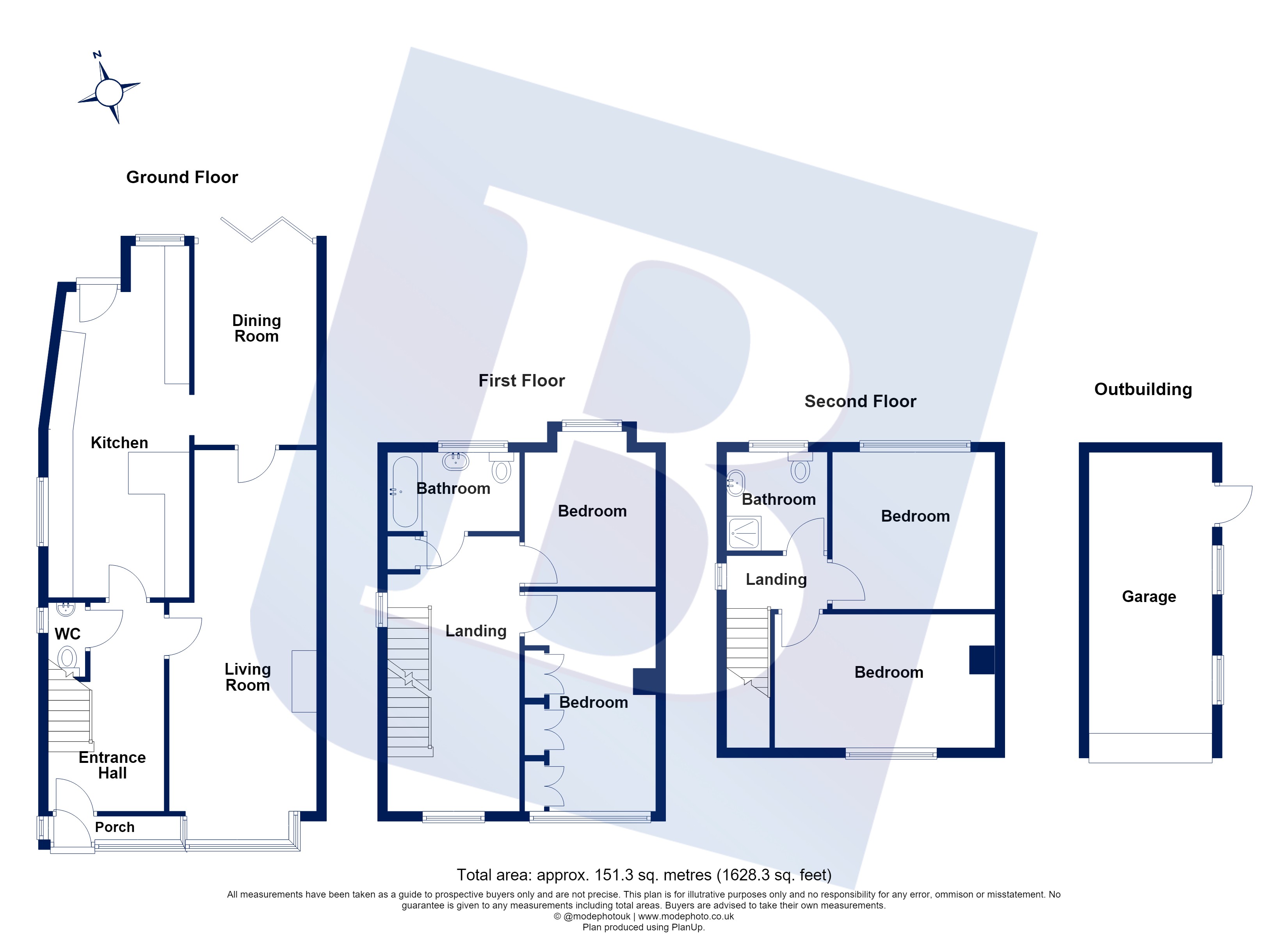 327, Baddow Road, Essex floorplan