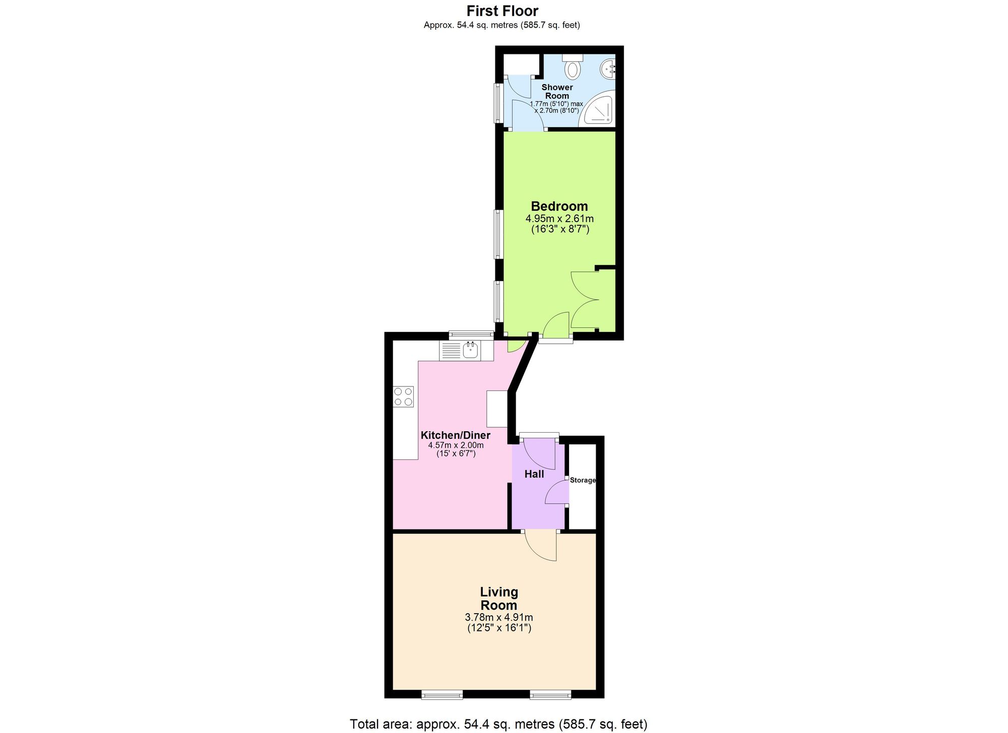 Flat 1 21 New Road, Brixham, Brixham floorplan