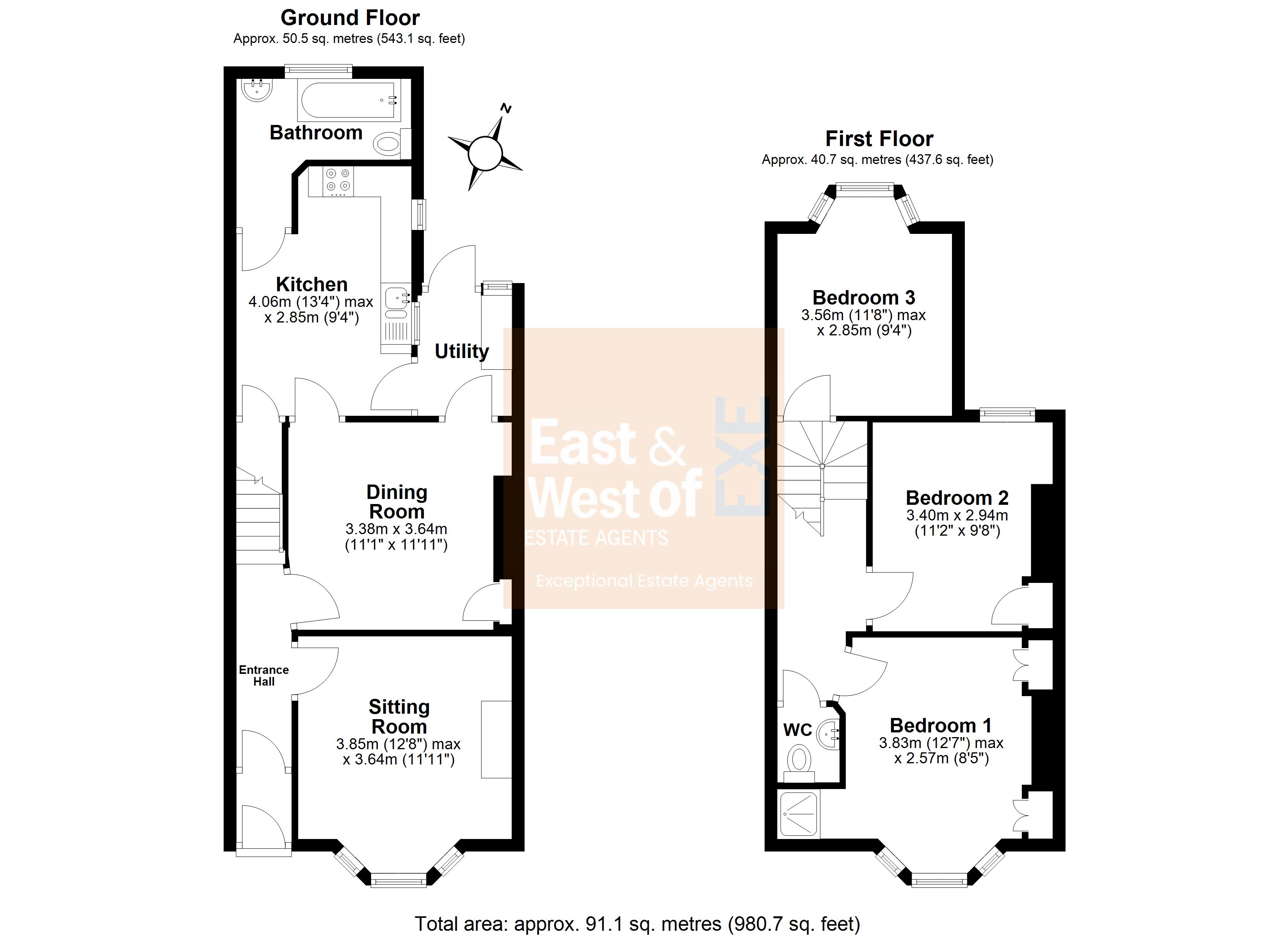 17, East Grove Road, Exeter floorplan