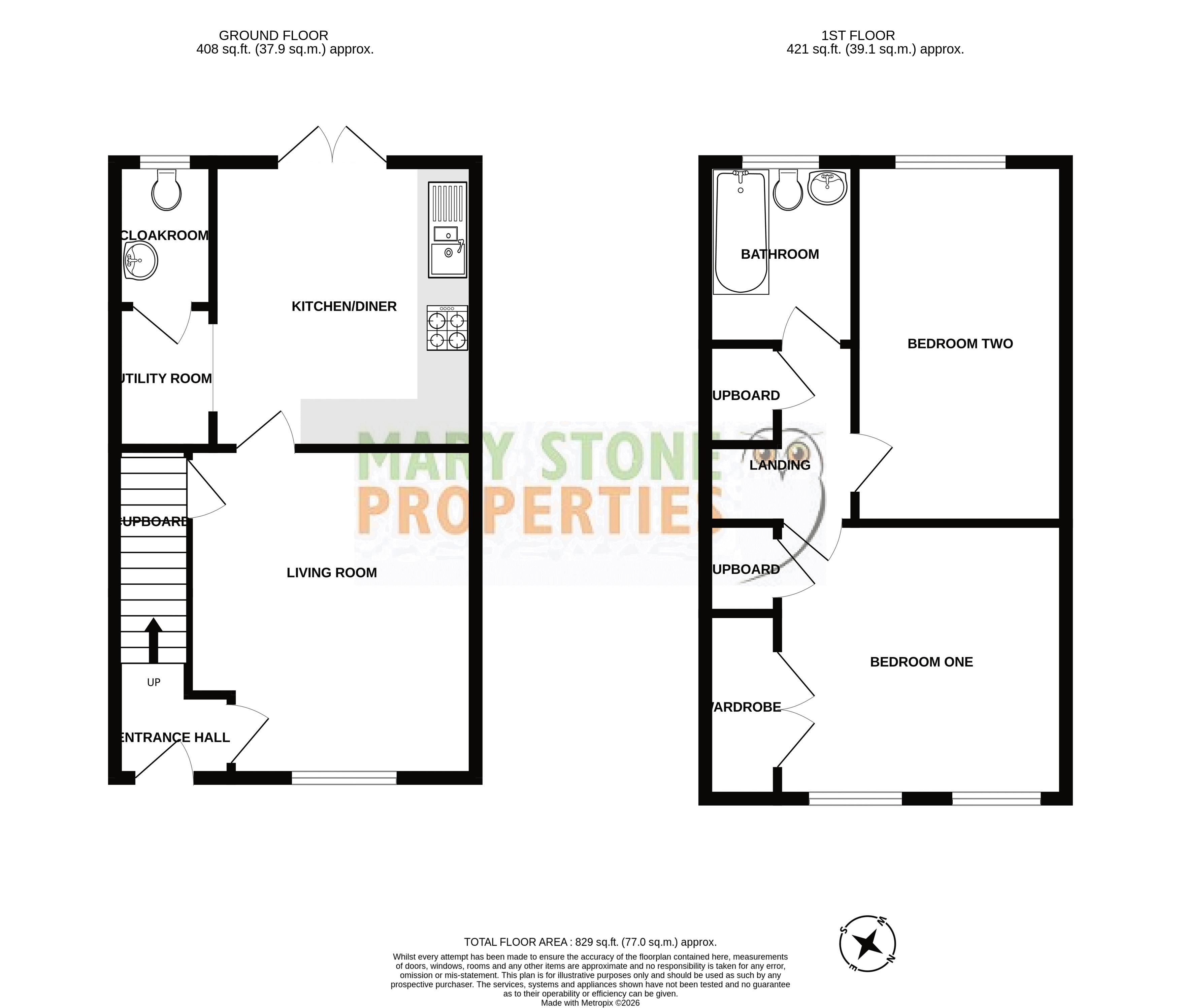 26, Kingsacre Drive, Tenbury Wells floorplan