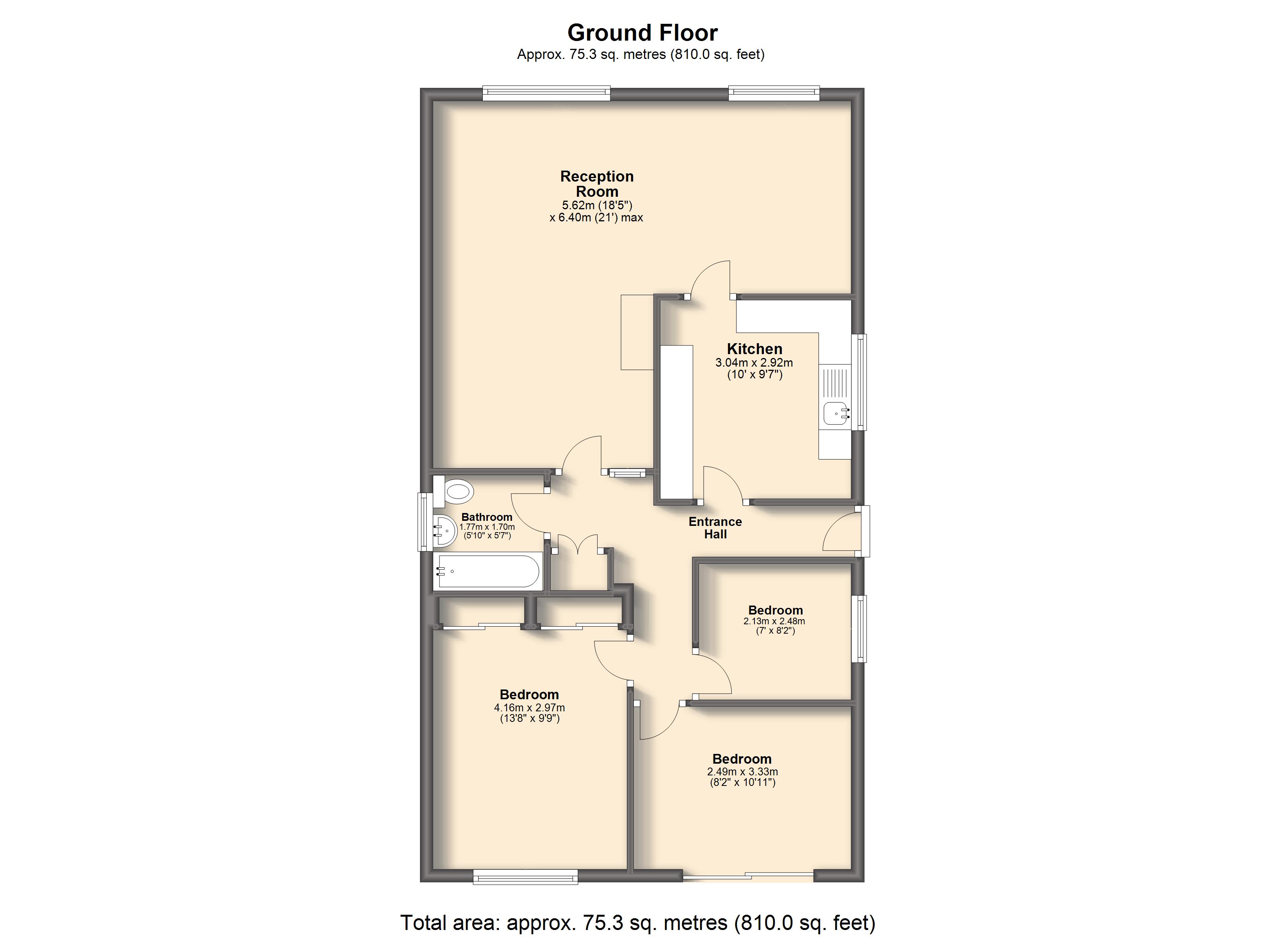 3 Bedrooms Detached bungalow for sale in Woodbridge Rise, Walton, Chesterfield S40