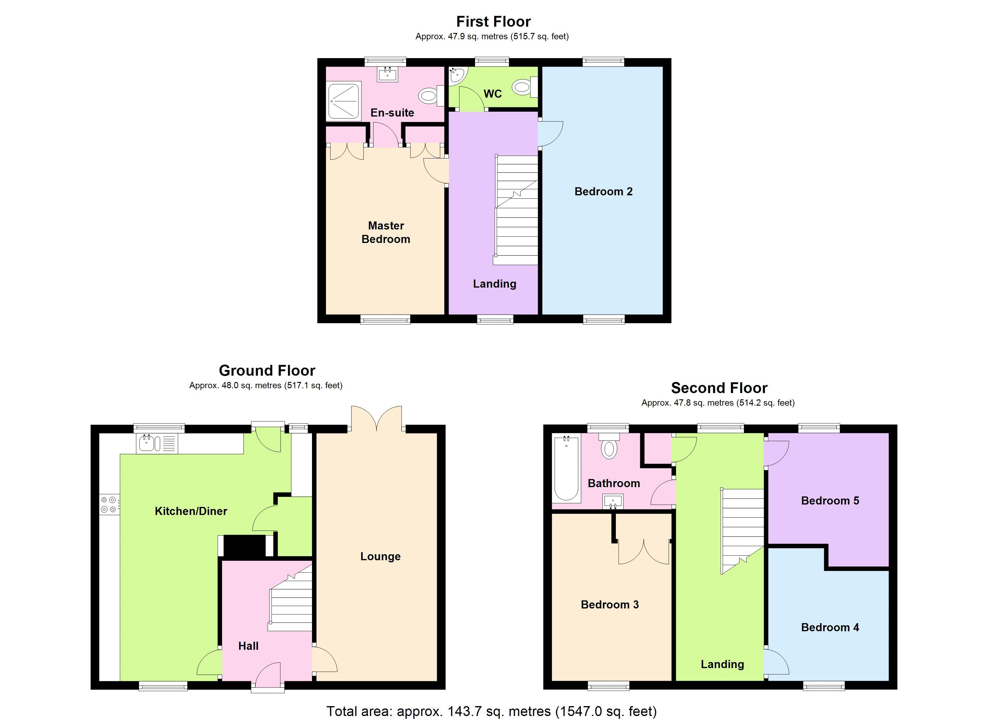 5 Bedrooms Semi-detached house to rent in Water Lily Close, Staverton, Trowbridge BA14