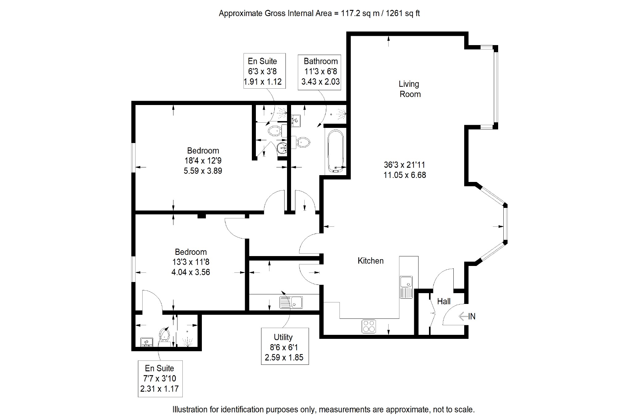 2 Bedrooms Flat to rent in Franklin Mount, Harrogate, North Yorkshire HG1