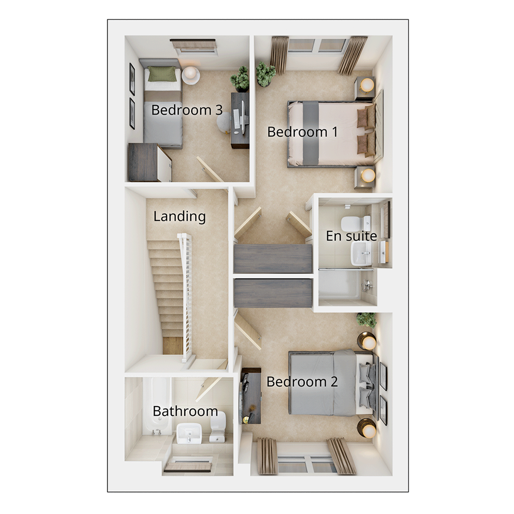The Tetford - Plot 212, Woolsington Grange Phase 2, Kenton Bank Foot, Brunton Road, Newcastle Upon Tyne floorplan