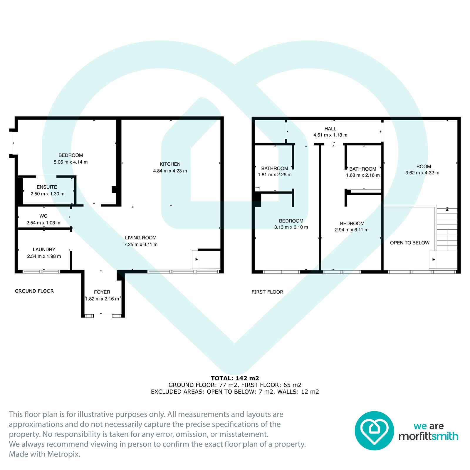 3a, The Close, Sheffield floorplan