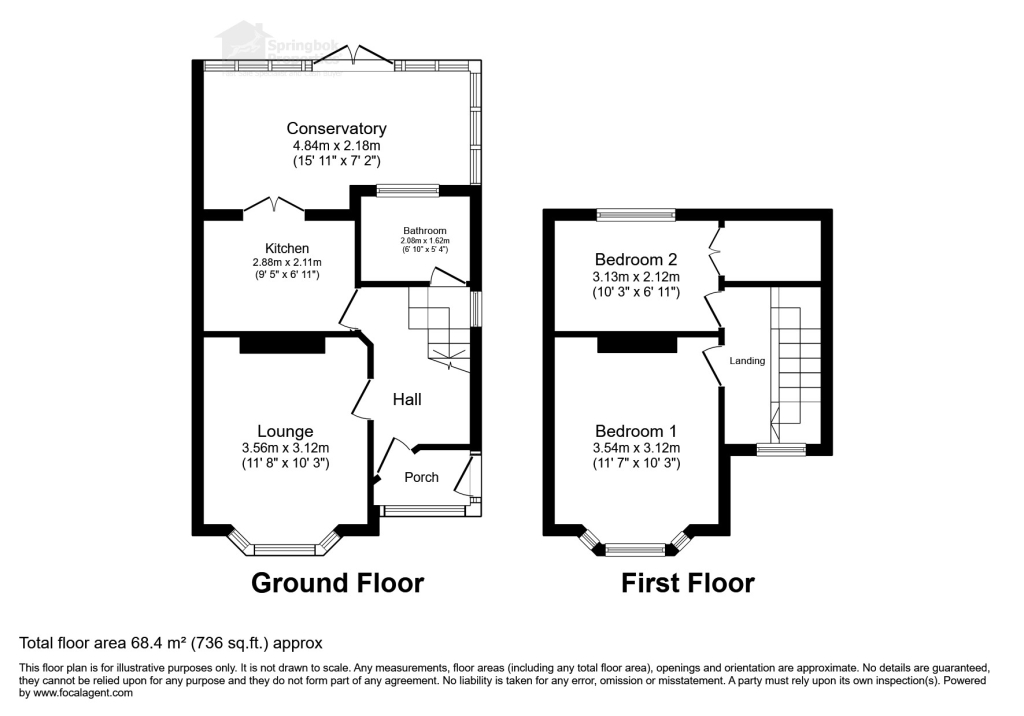 48, Weaver Avenue, Rhyl floorplan