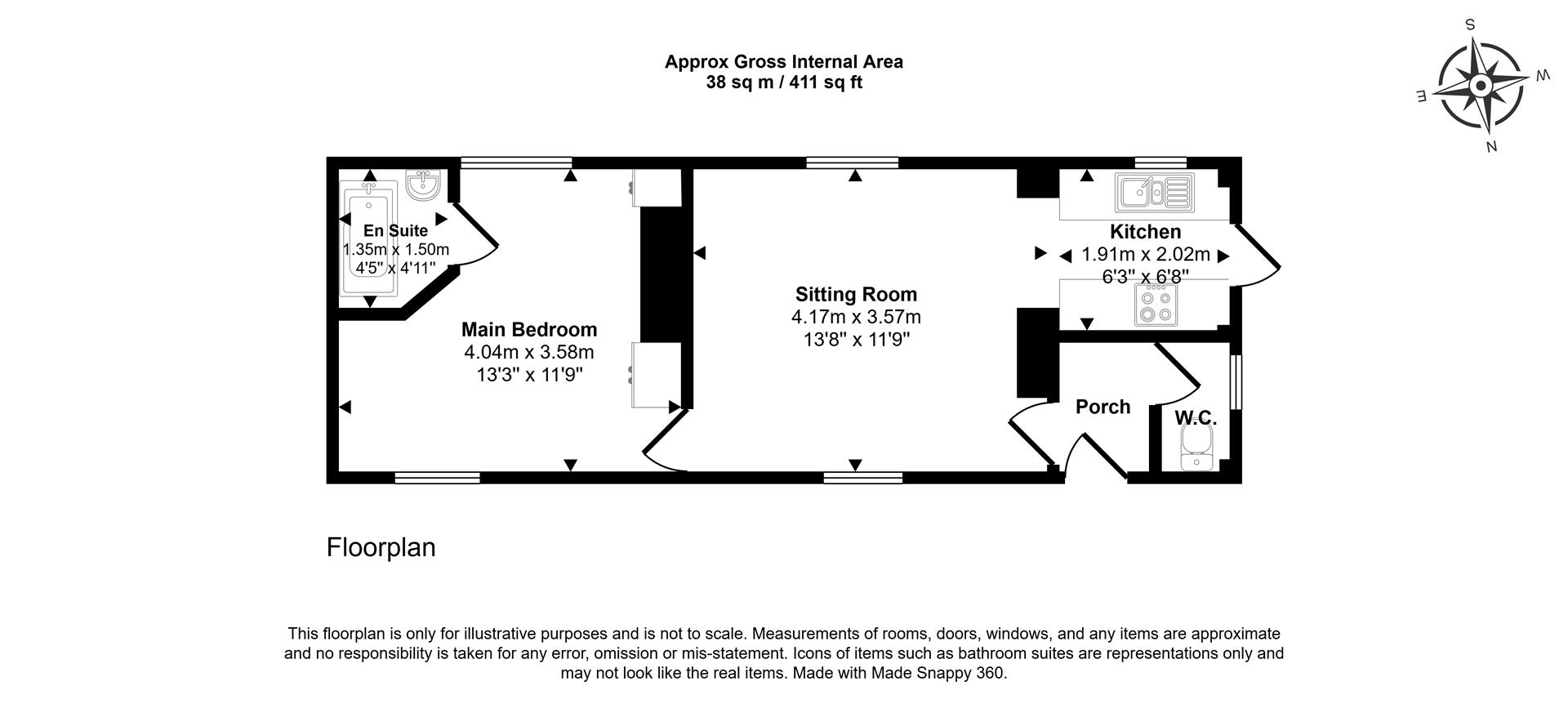 Owl Cottage, Queen Street, Gillingham floorplan