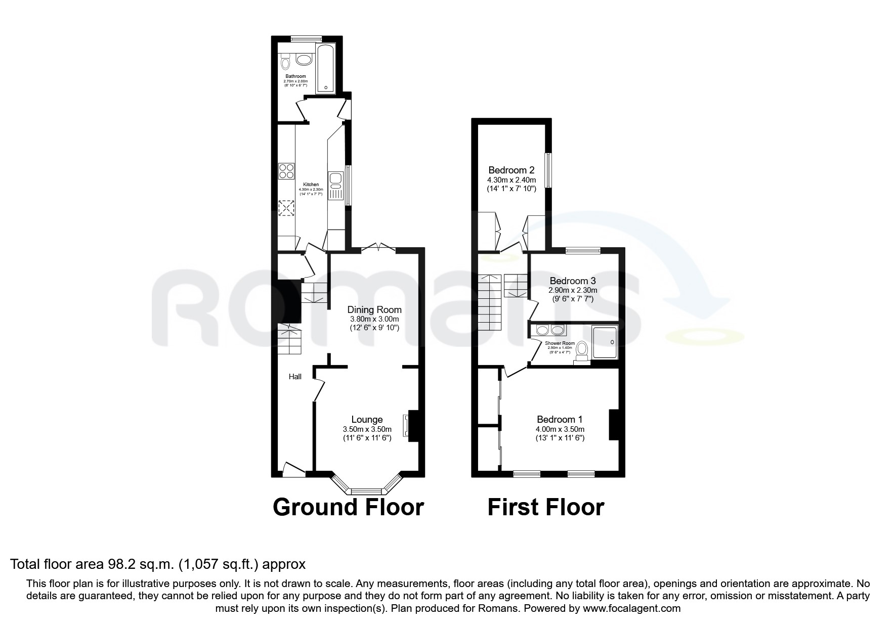 11, Oak Lane, Windsor floorplan