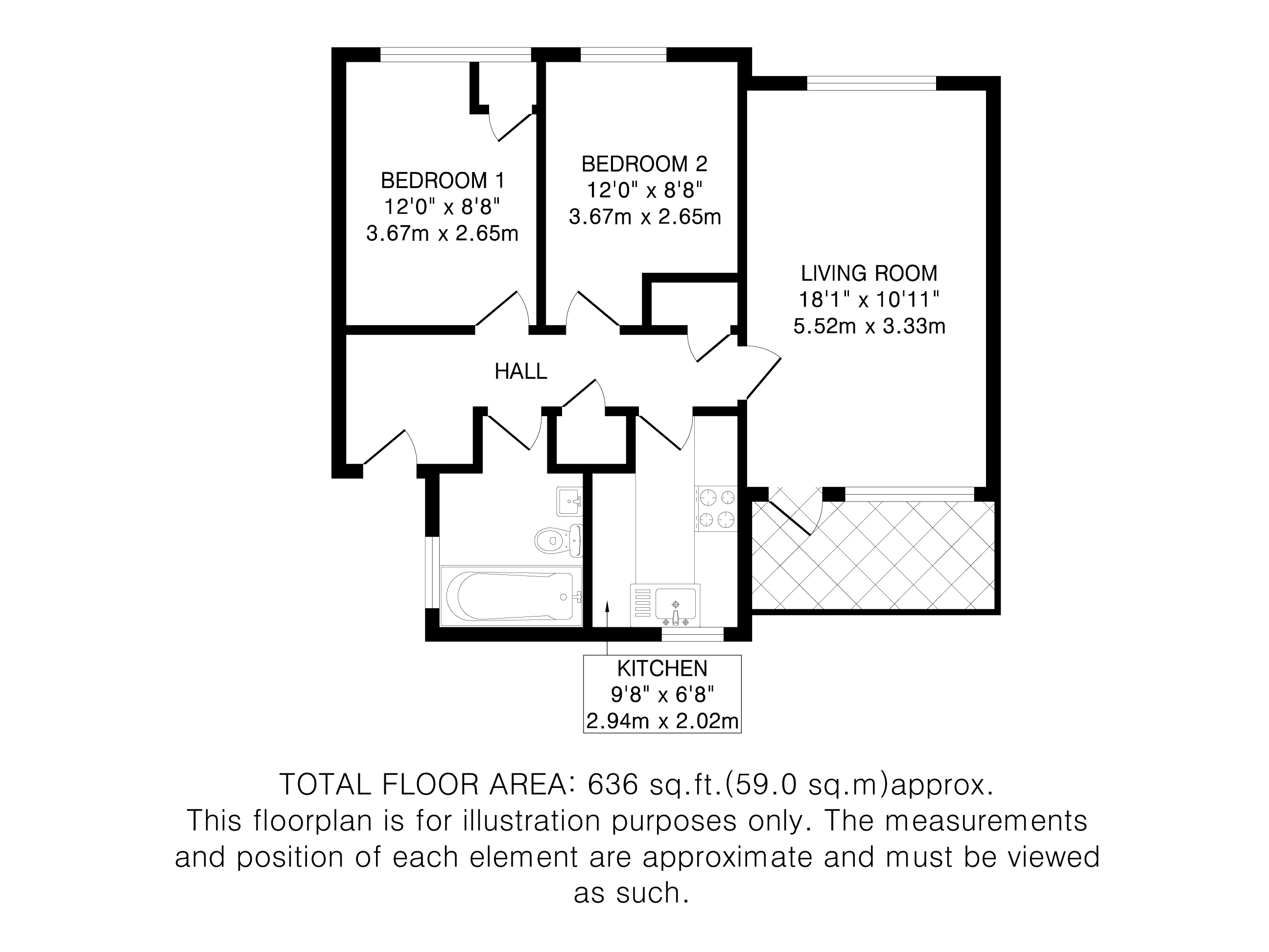 44, Jordans, Welwyn Garden City floorplan
