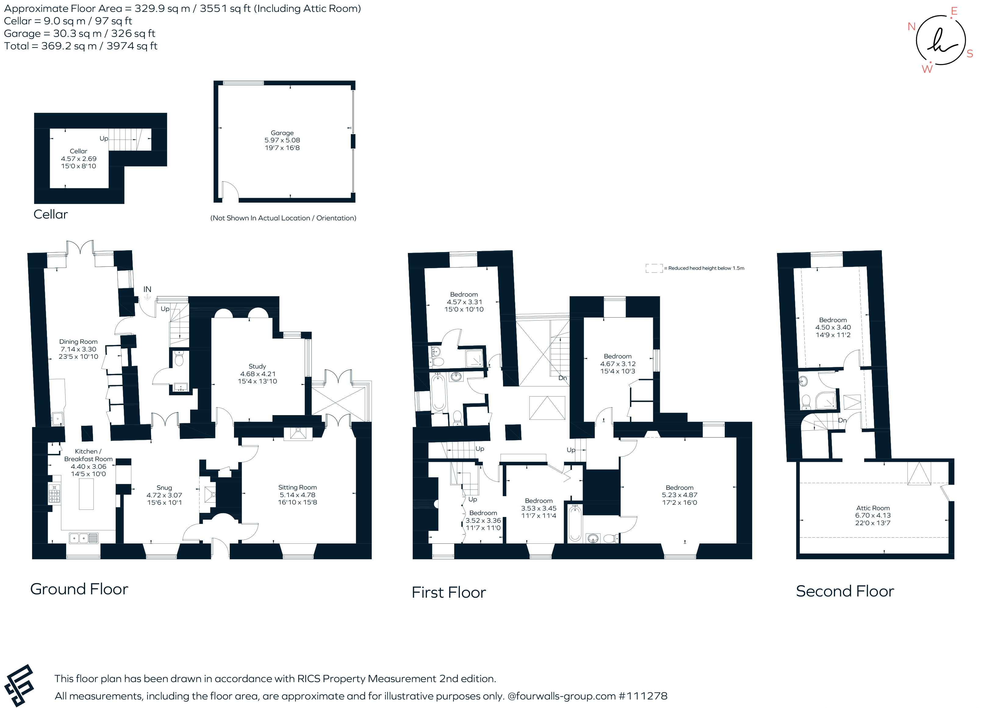 Damery House, Spring Hill, Nailsworth floorplan
