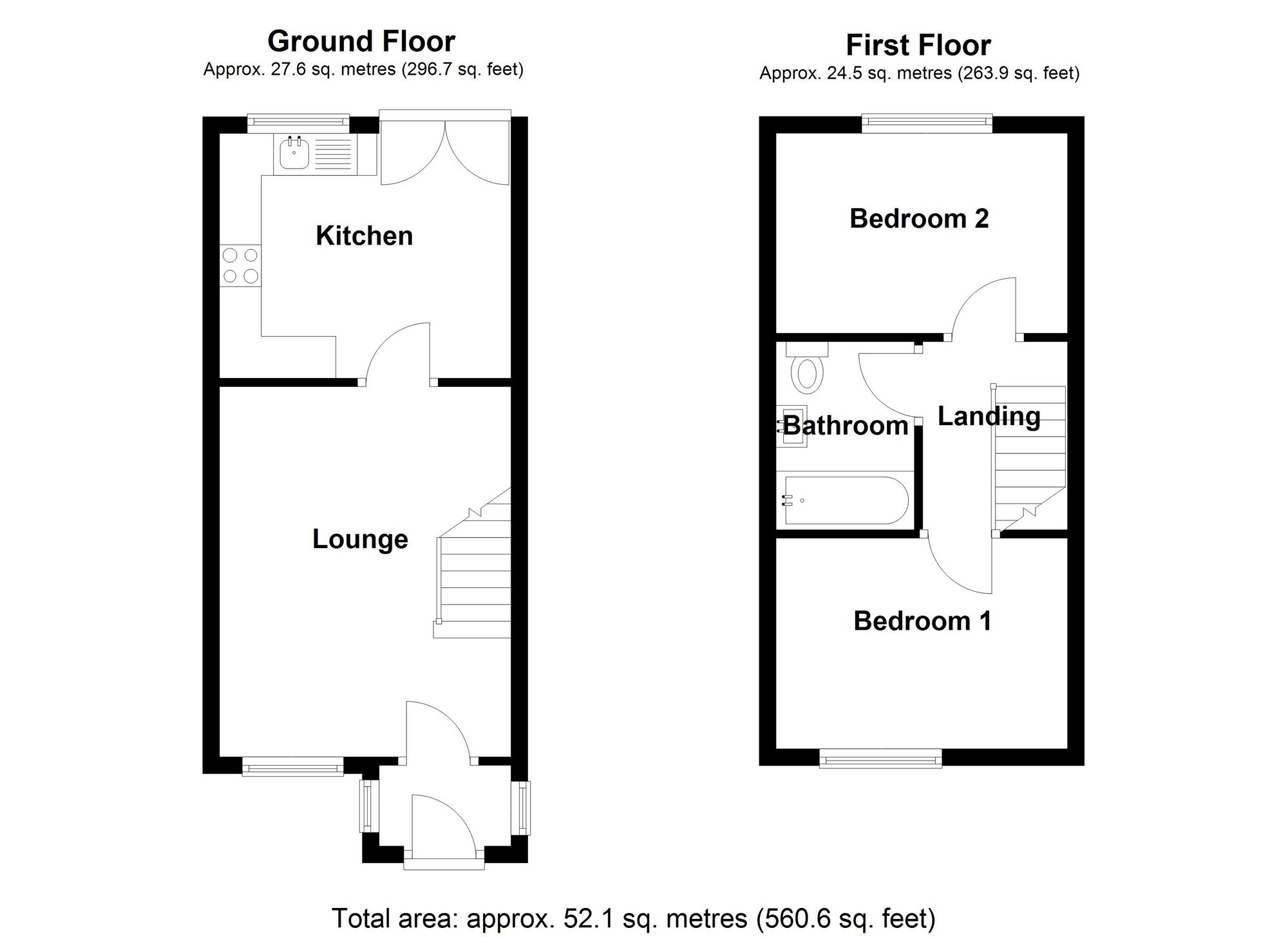 162 Caerau Lane, Cardiff floorplan