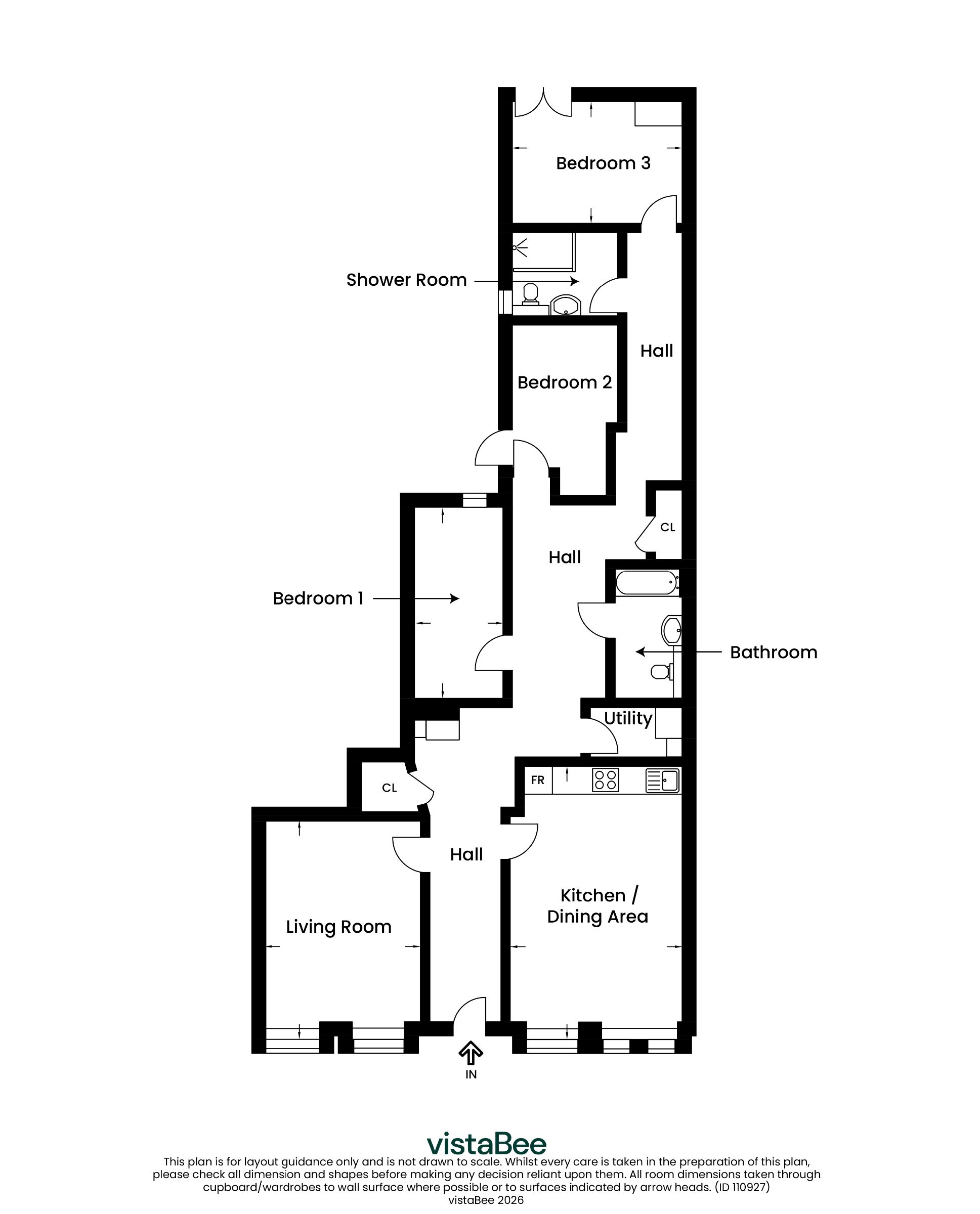 11 Whitevale Street, Glasgow floorplan