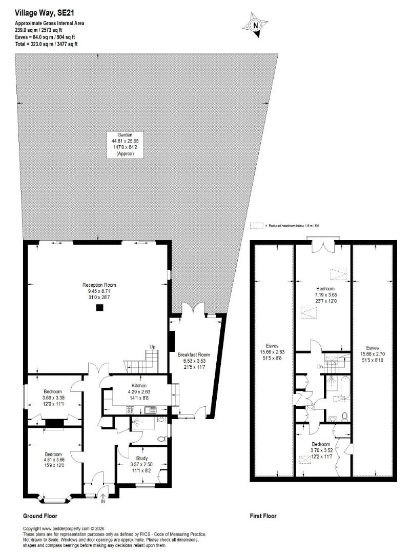 Village Way, London floorplan