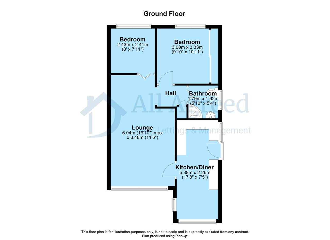 45, Highfield Road, Kilburn floorplan