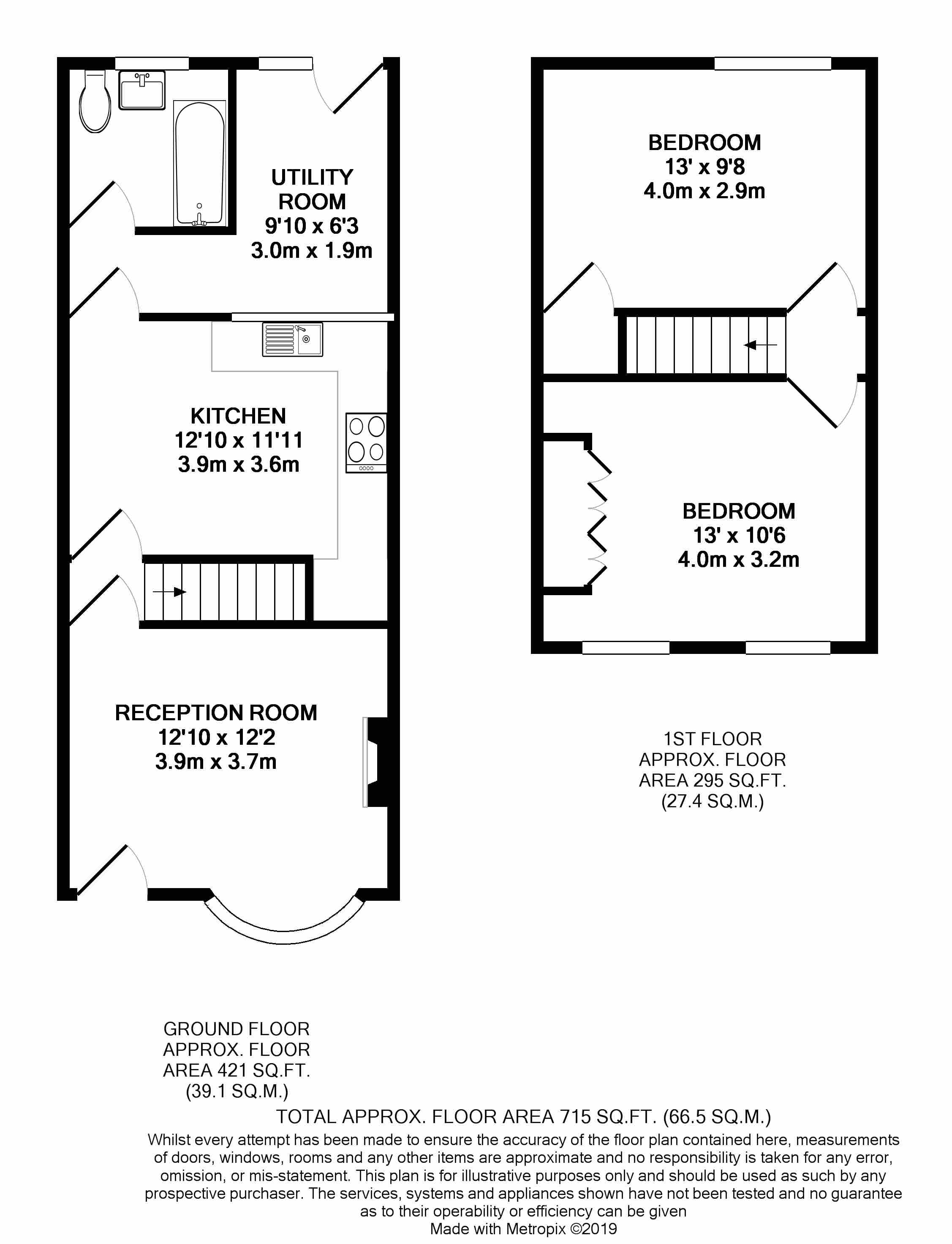 2 Bedrooms Terraced house for sale in Lysons Road, Aldershot GU11