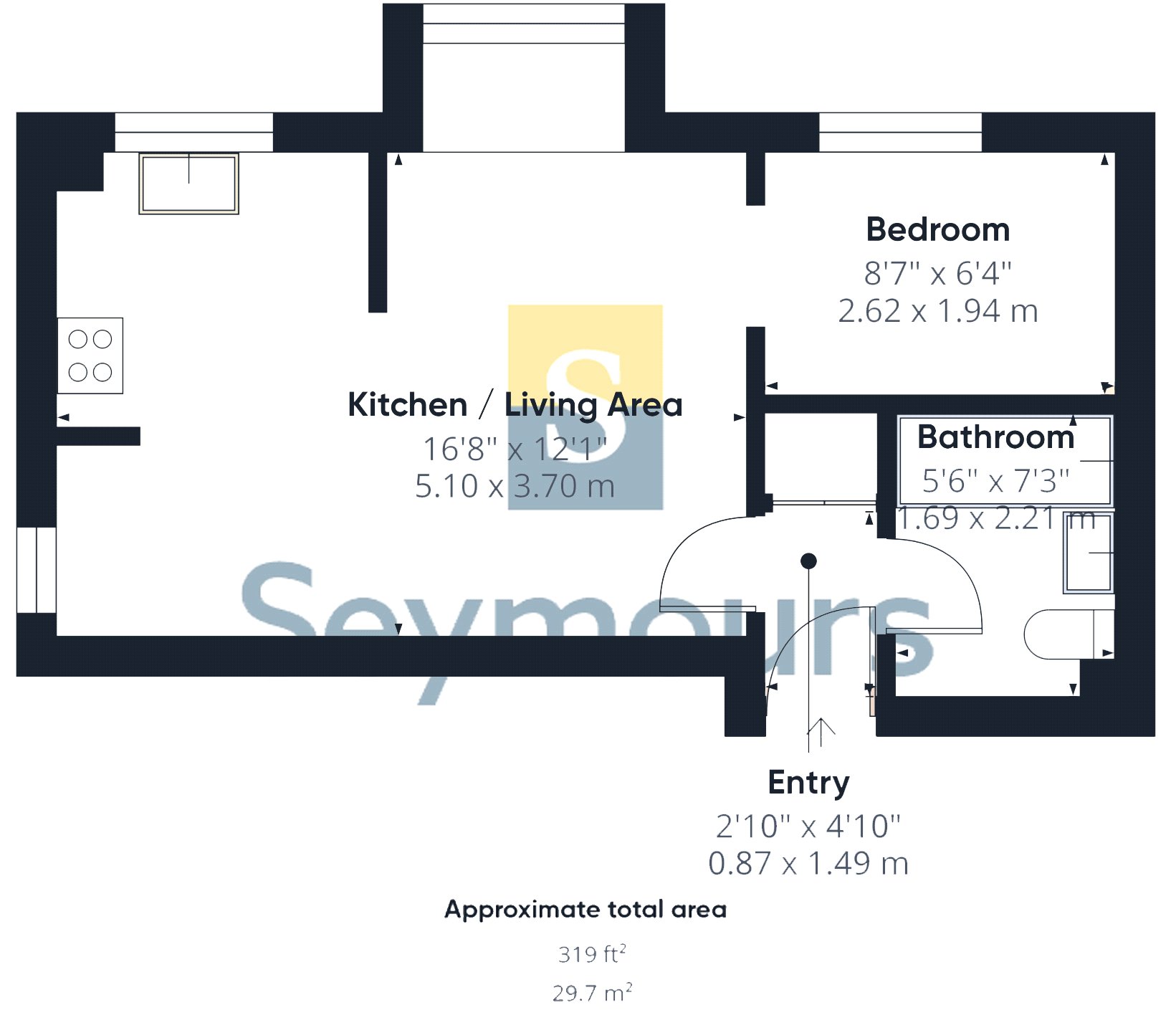 335, Redford Close, Feltham floorplan