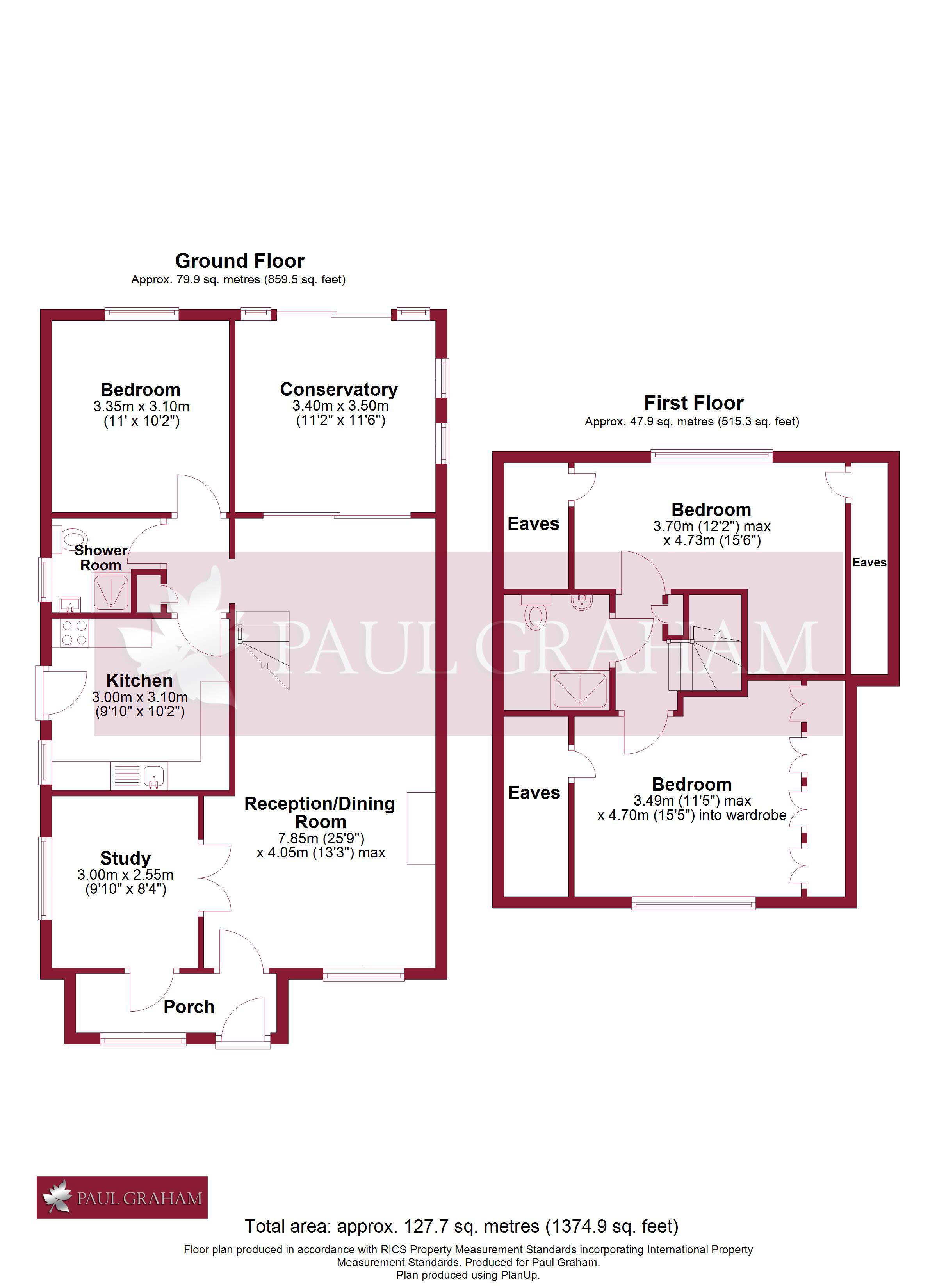 27, Link Lane, South Wallington floorplan