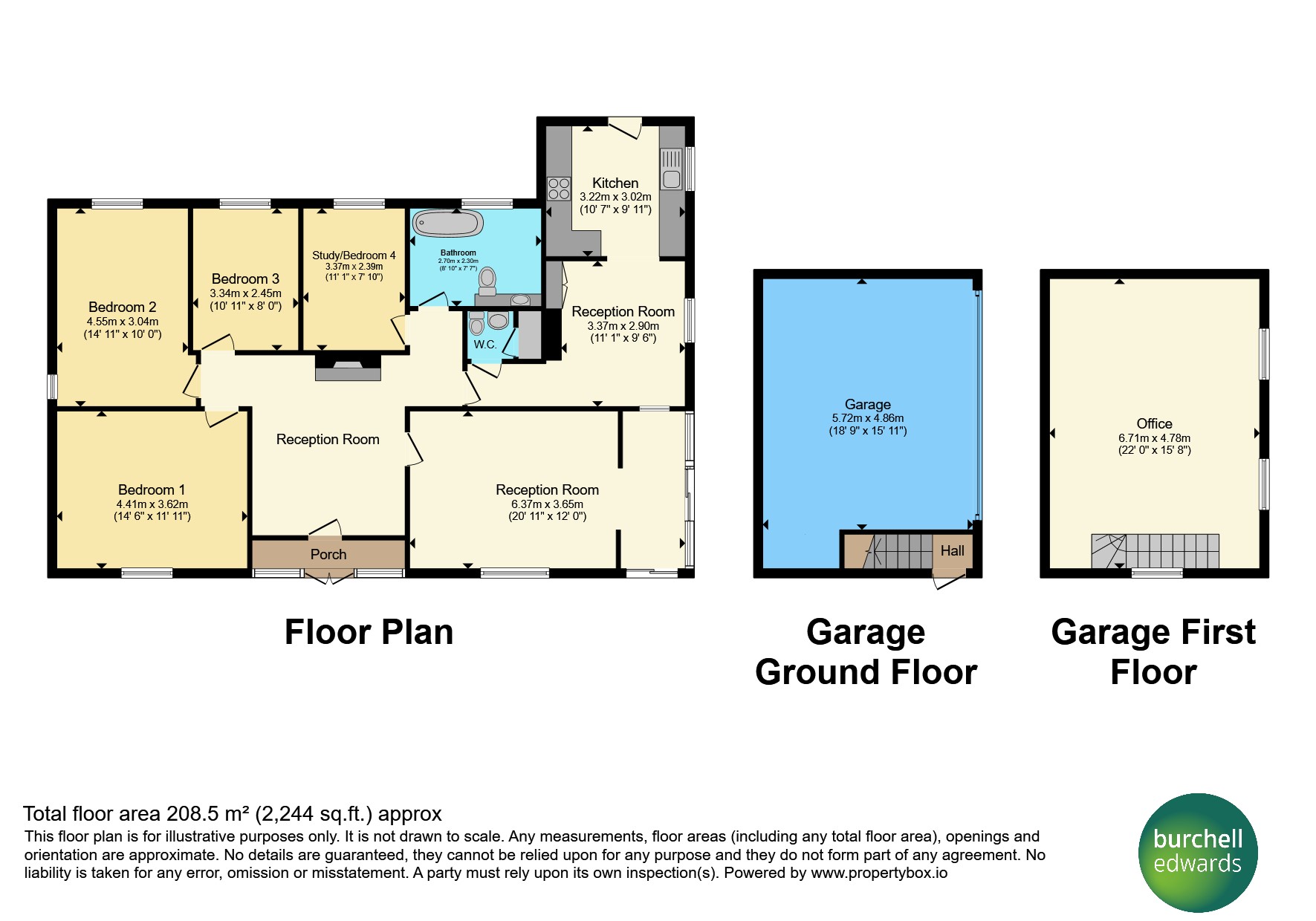 4, Highfield Drive, Burton-On-Trent floorplan