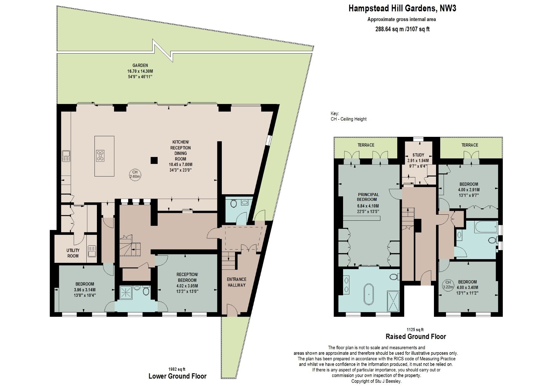 (Marketing) Garden Flat, 17, Hampstead Hill Gardens, London floorplan