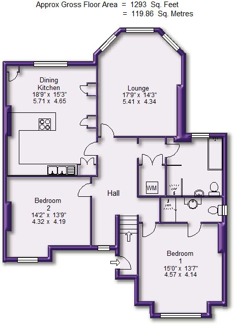2 Bedrooms Flat for sale in Winton Road, Bowdon, Altrincham WA14
