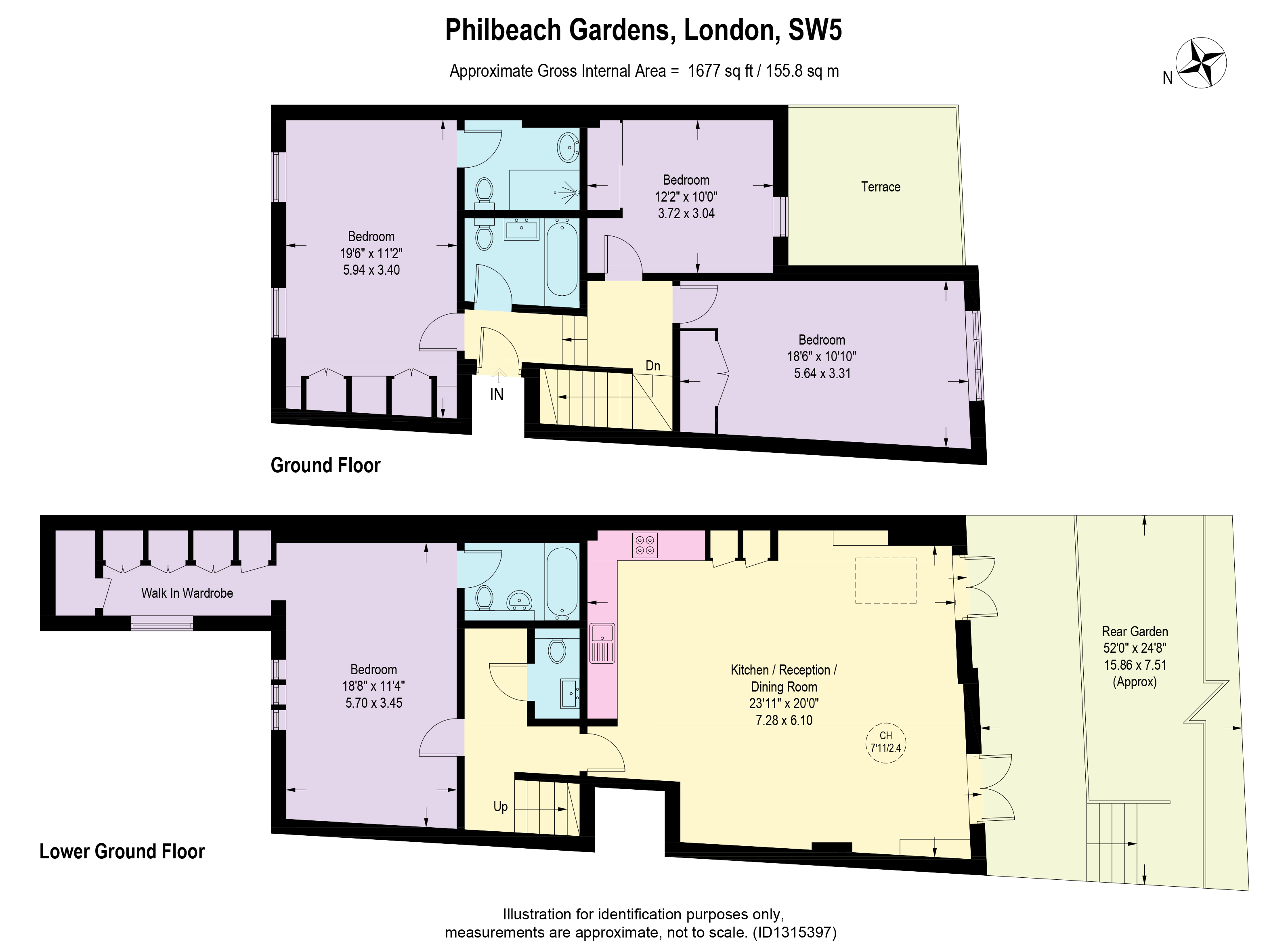 Philbeach Gardens, London floorplan