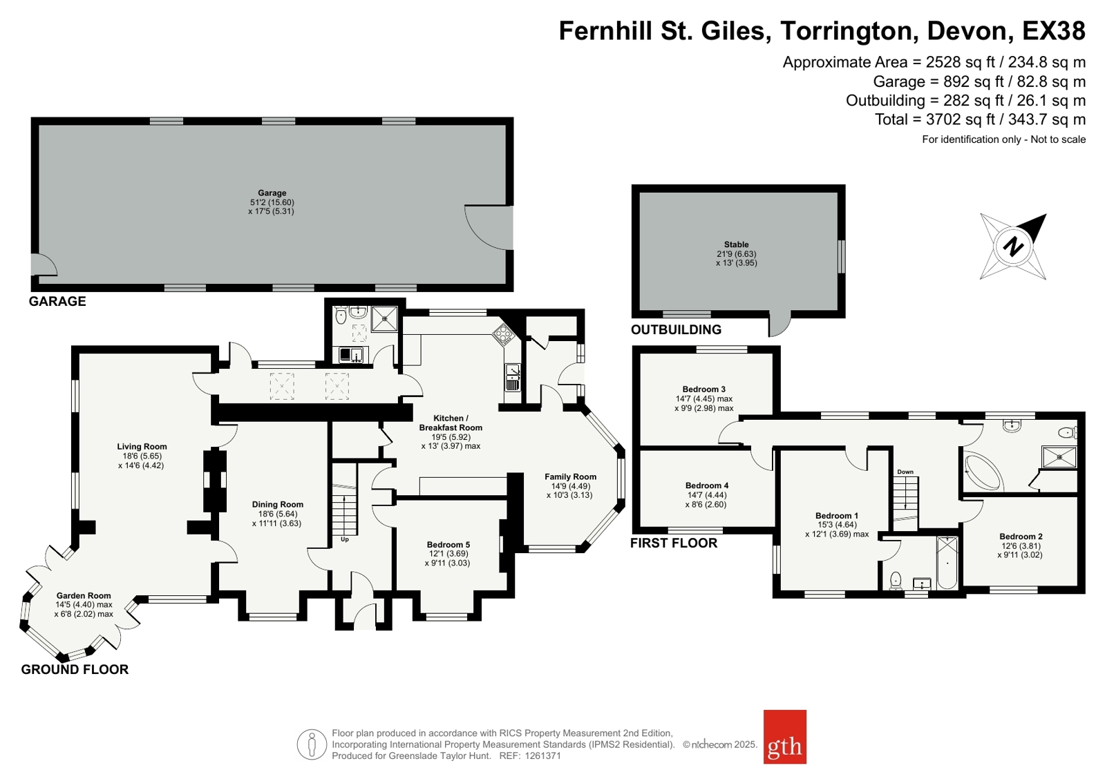 Fernhill,, St. Giles, Devon floorplan