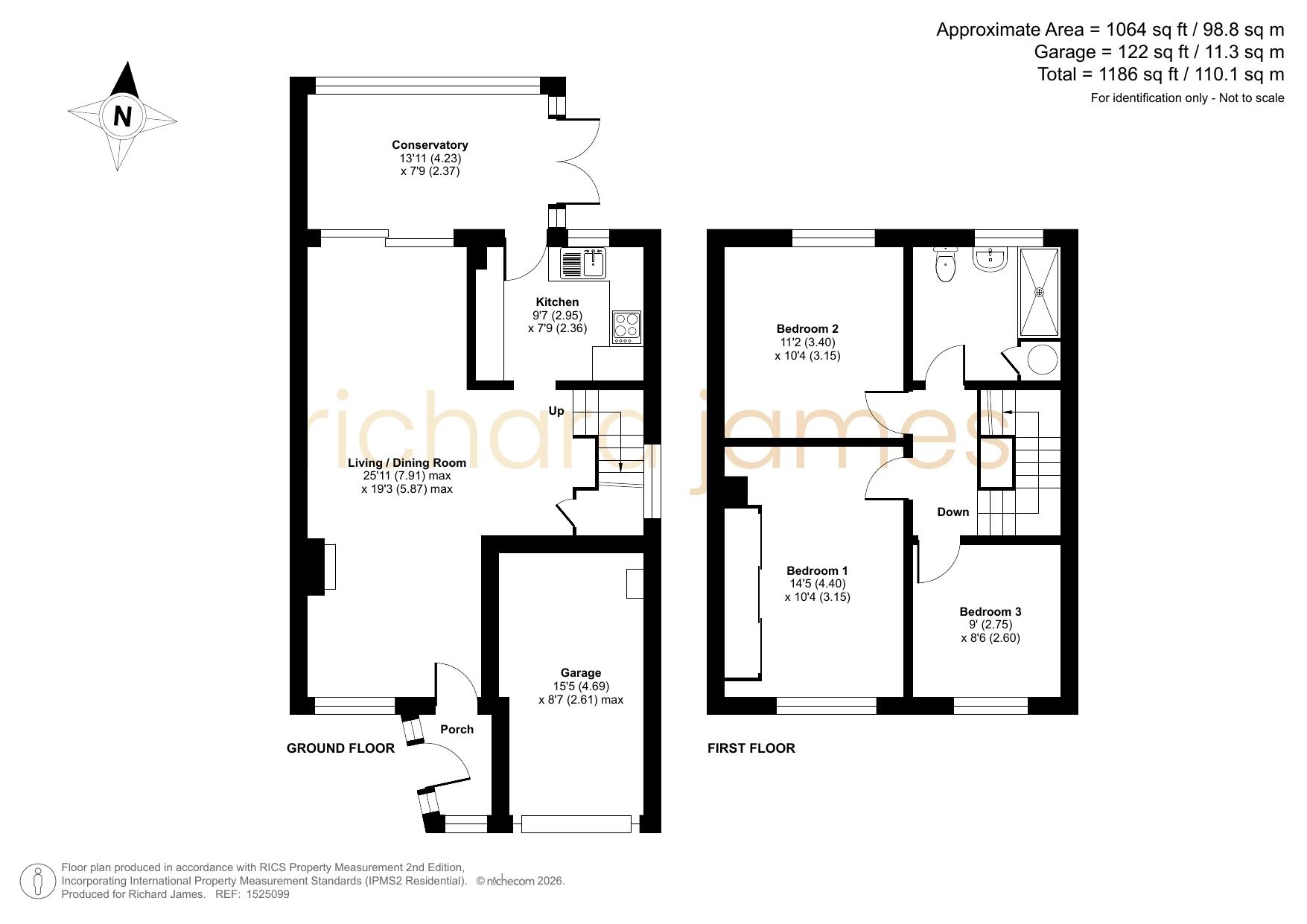 95, Duchess Way, Swindon floorplan