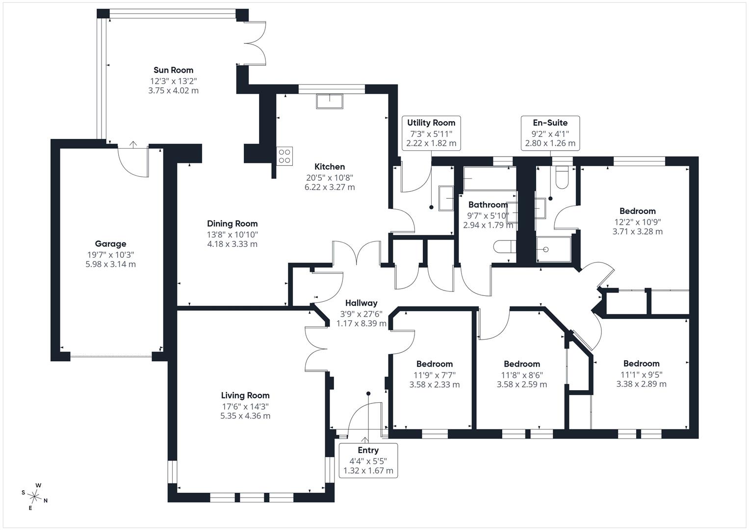 43, Abbey Lane, Errol floorplan