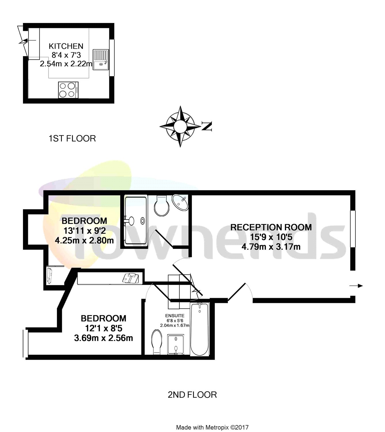 2 Bedrooms Flat to rent in Bolingbroke Road, Brook Green W14