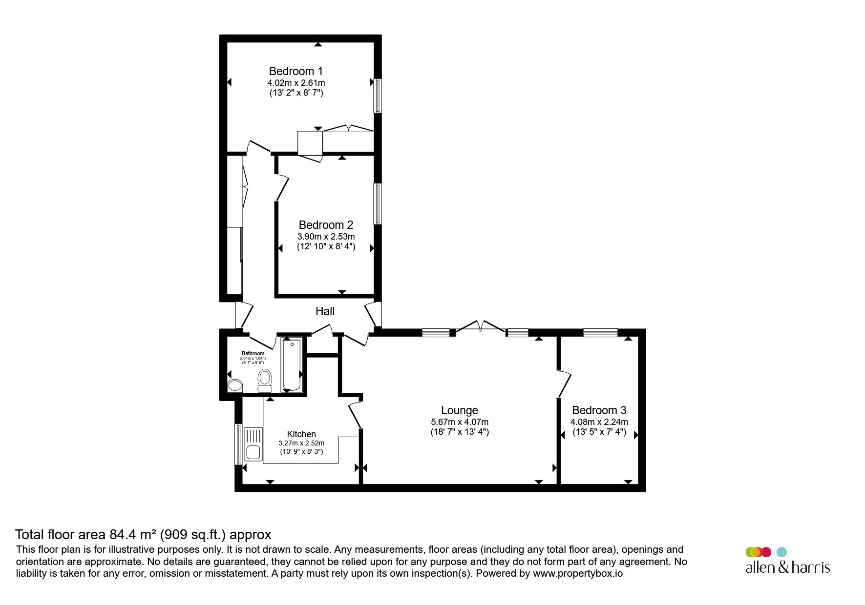 24, Skelmorlie Place, Kilwinning floorplan