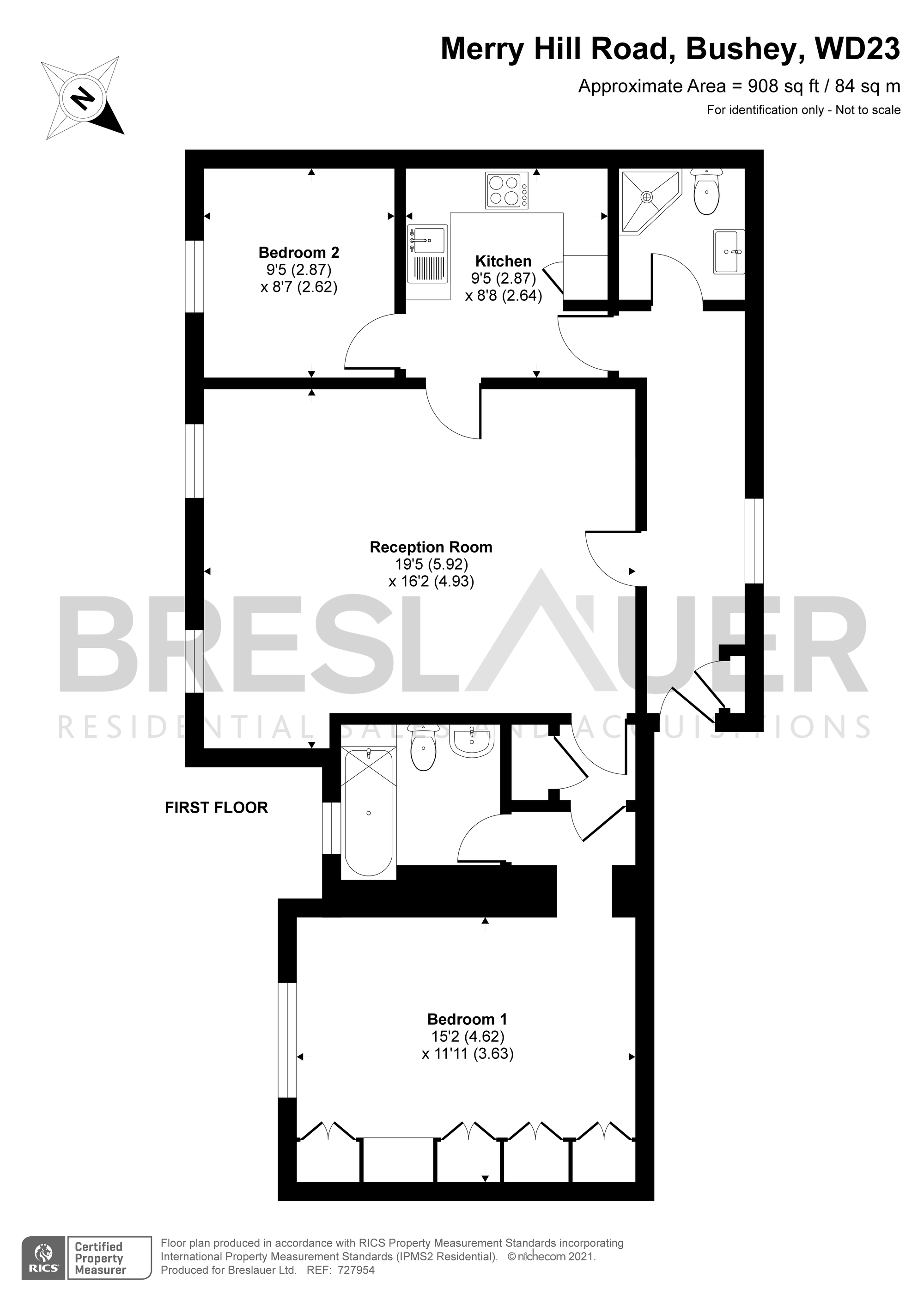 Merry Hill Road, Bushey WD23, 2 bedroom flat for sale 58848805 PrimeLocation