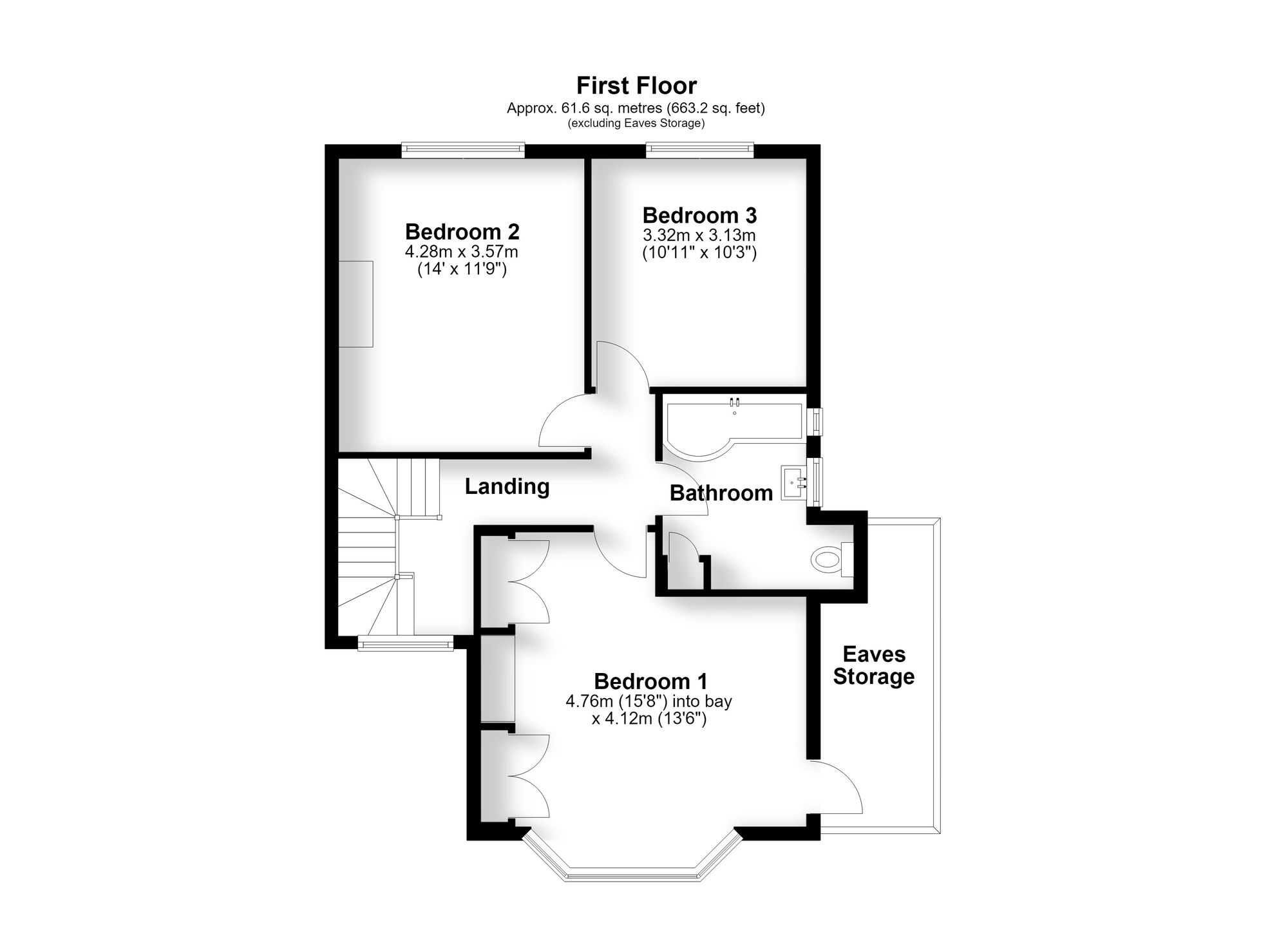 3 The Lees, Croydon floorplan