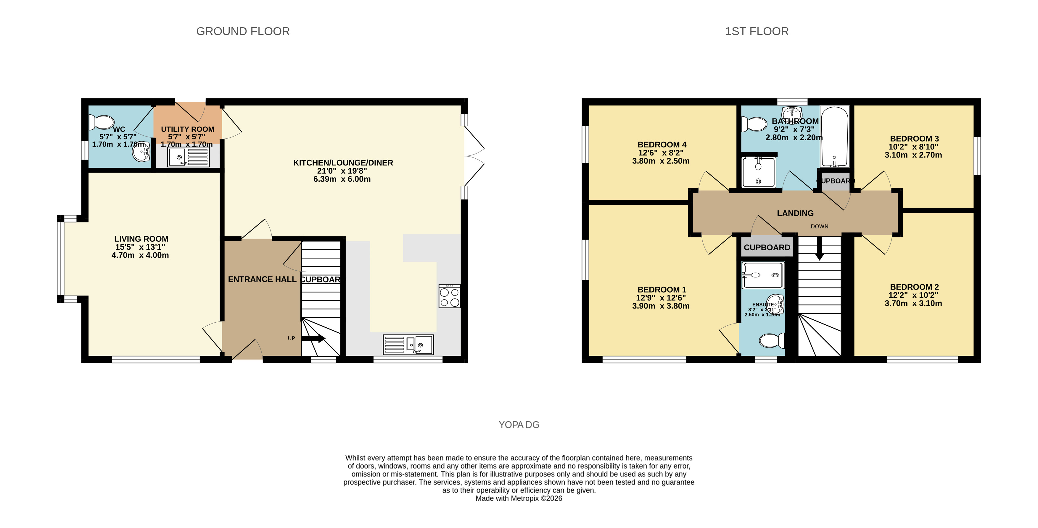 22, Orchid Way, Dumfries floorplan