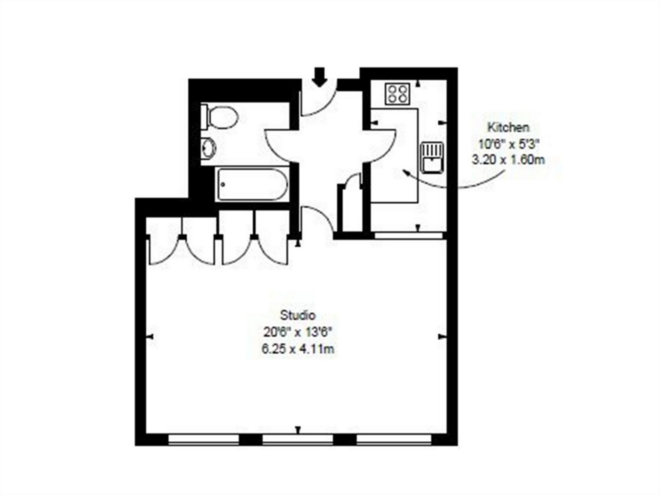 0 Bedrooms Studio to rent in Luke House, Westminster, London SW1P
