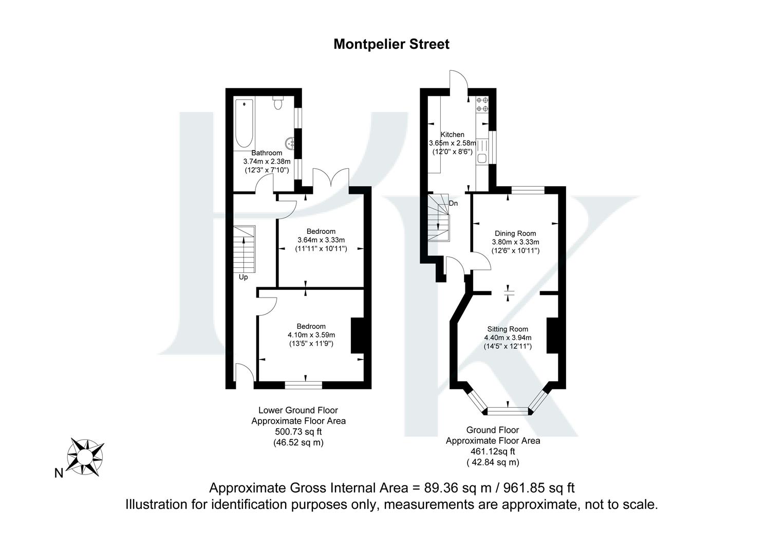 29, Montpelier Street, Brighton floorplan