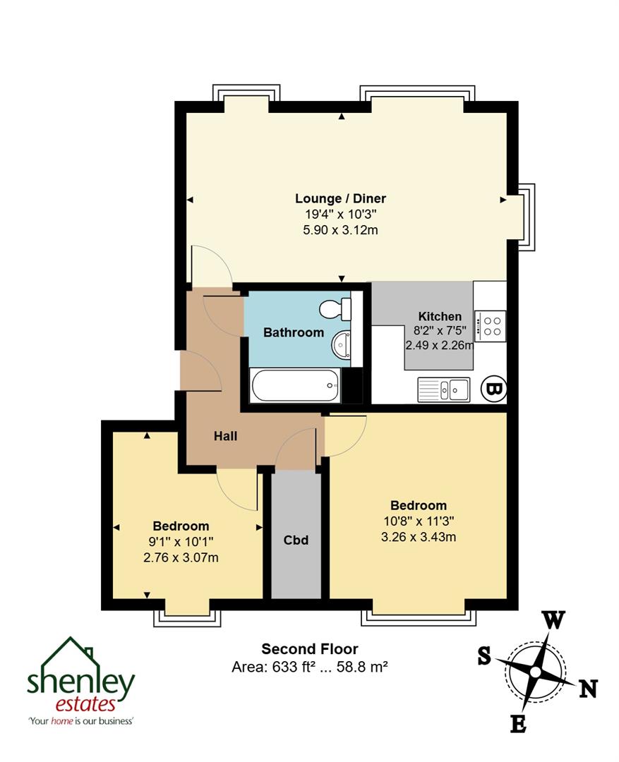 15, Ash Grove, Radlett floorplan