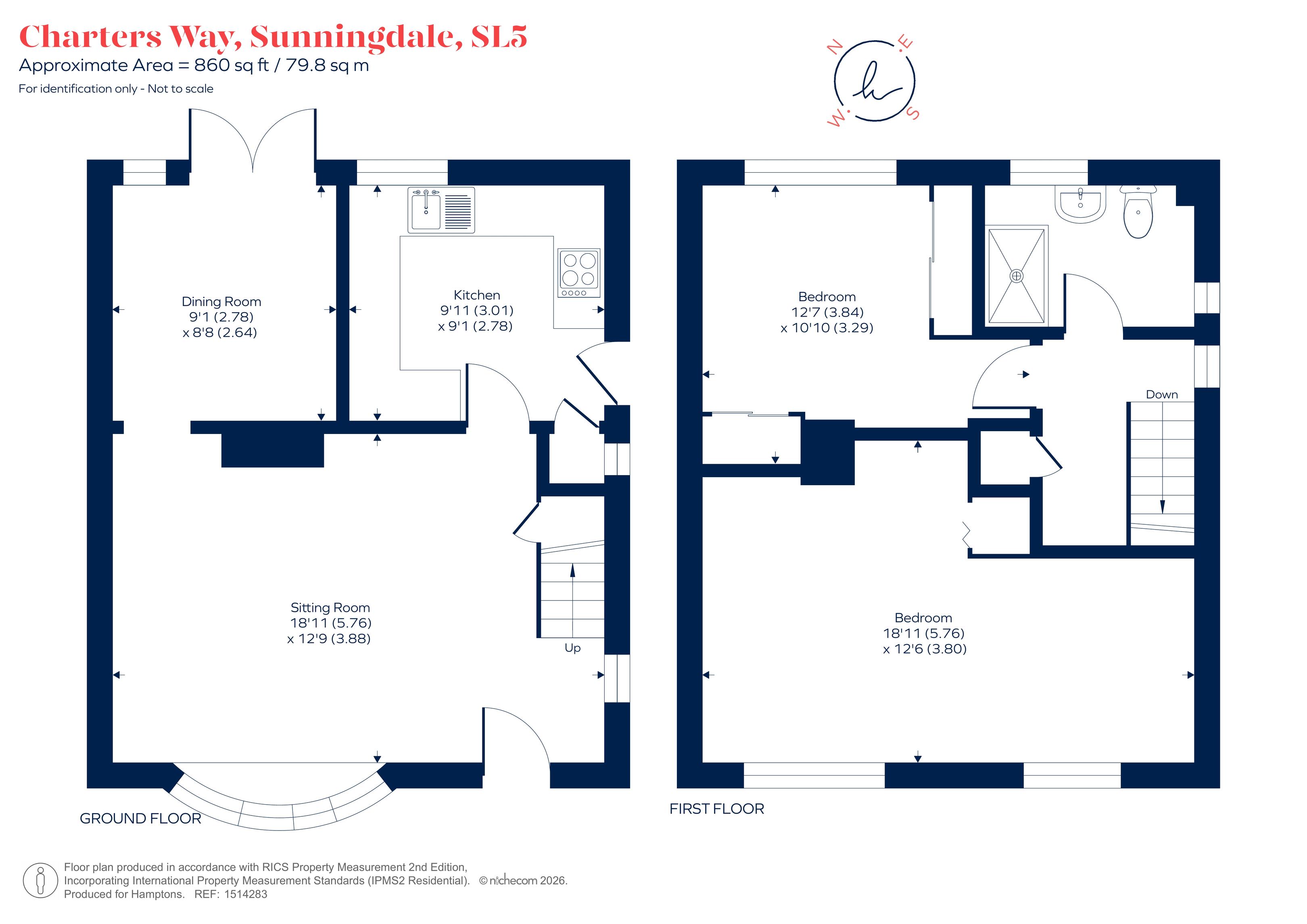 7, Charters Way, Sunningdale floorplan