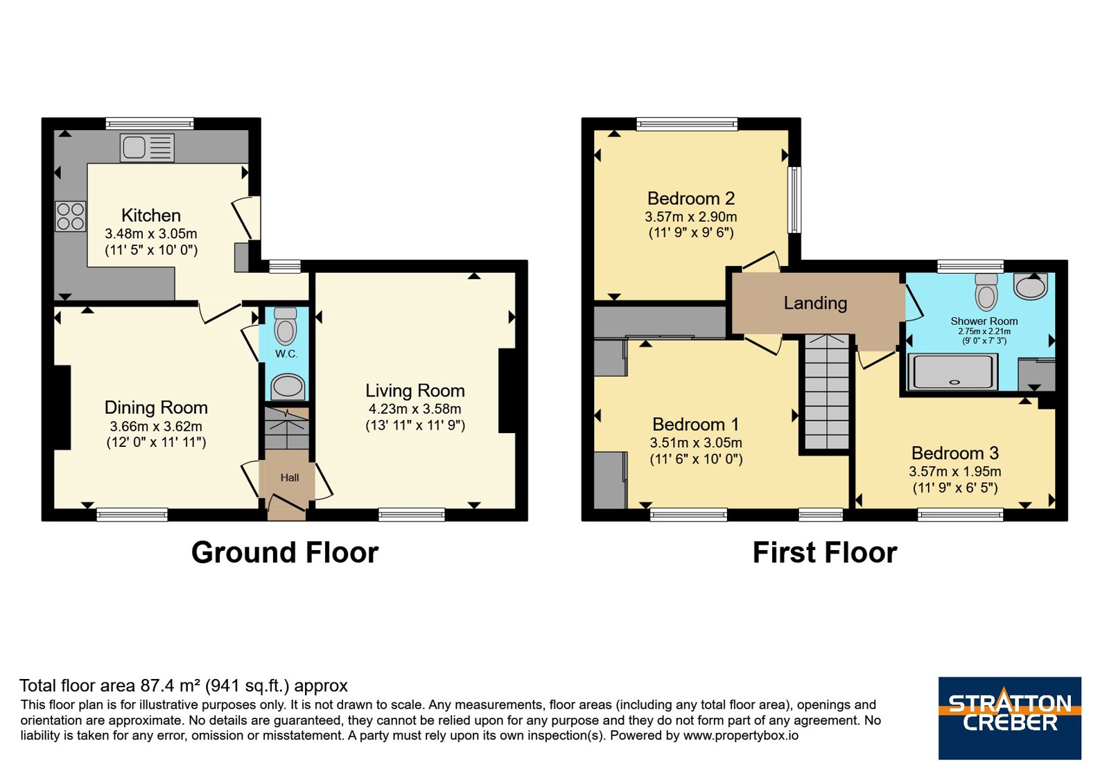 88, Bodmin Road, Cornwall floorplan