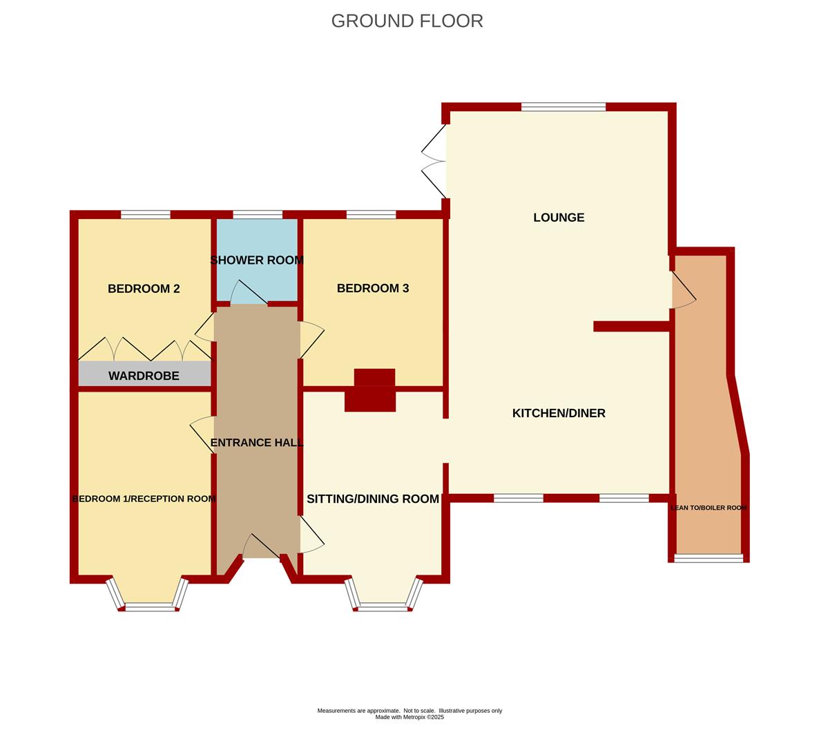 The Bungalow, Whitecroft Road, Lydney floorplan