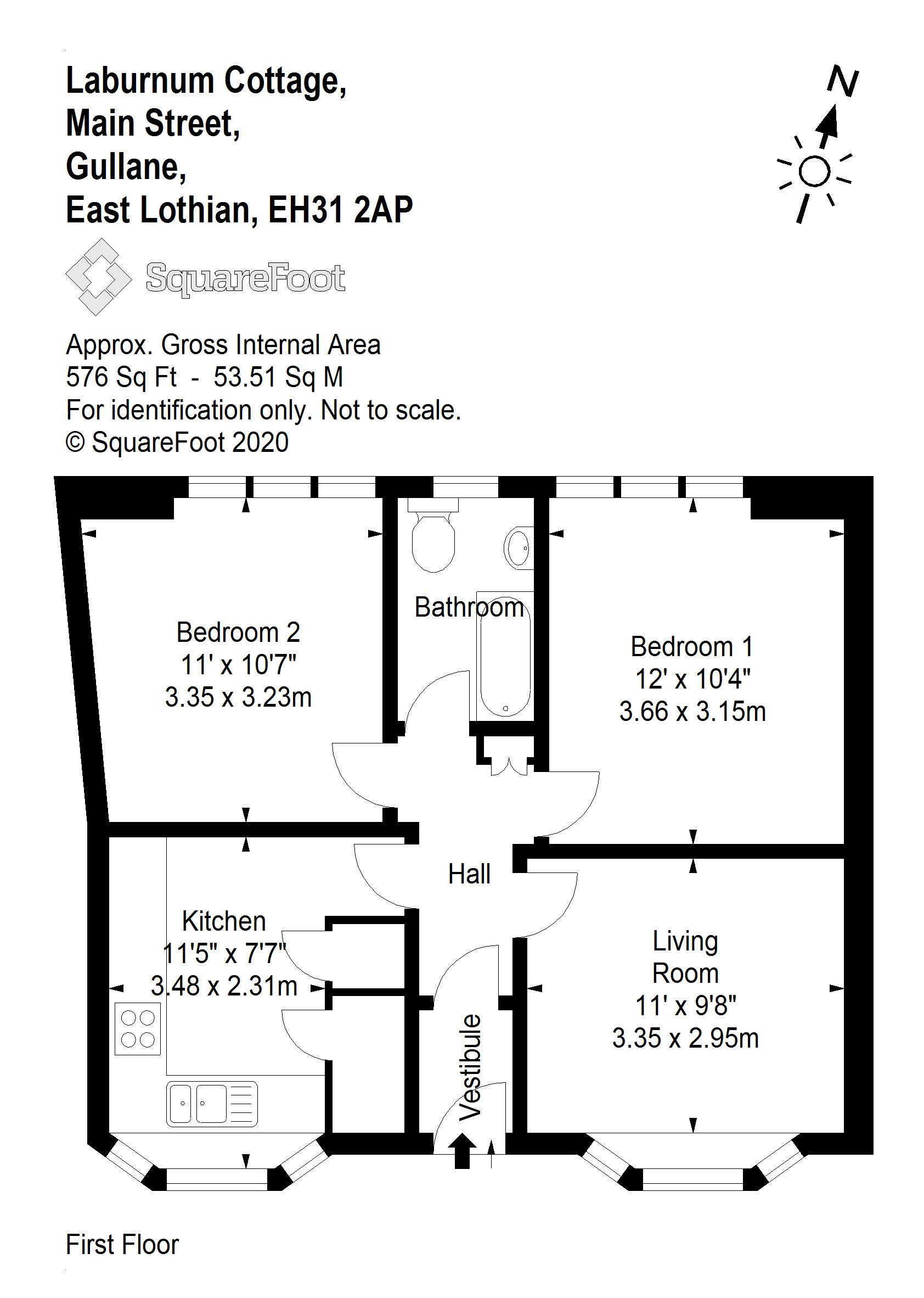 2 bed flat for sale in Laburnum Cottage, 40B Main Street, Gullane EH31 Zoopla