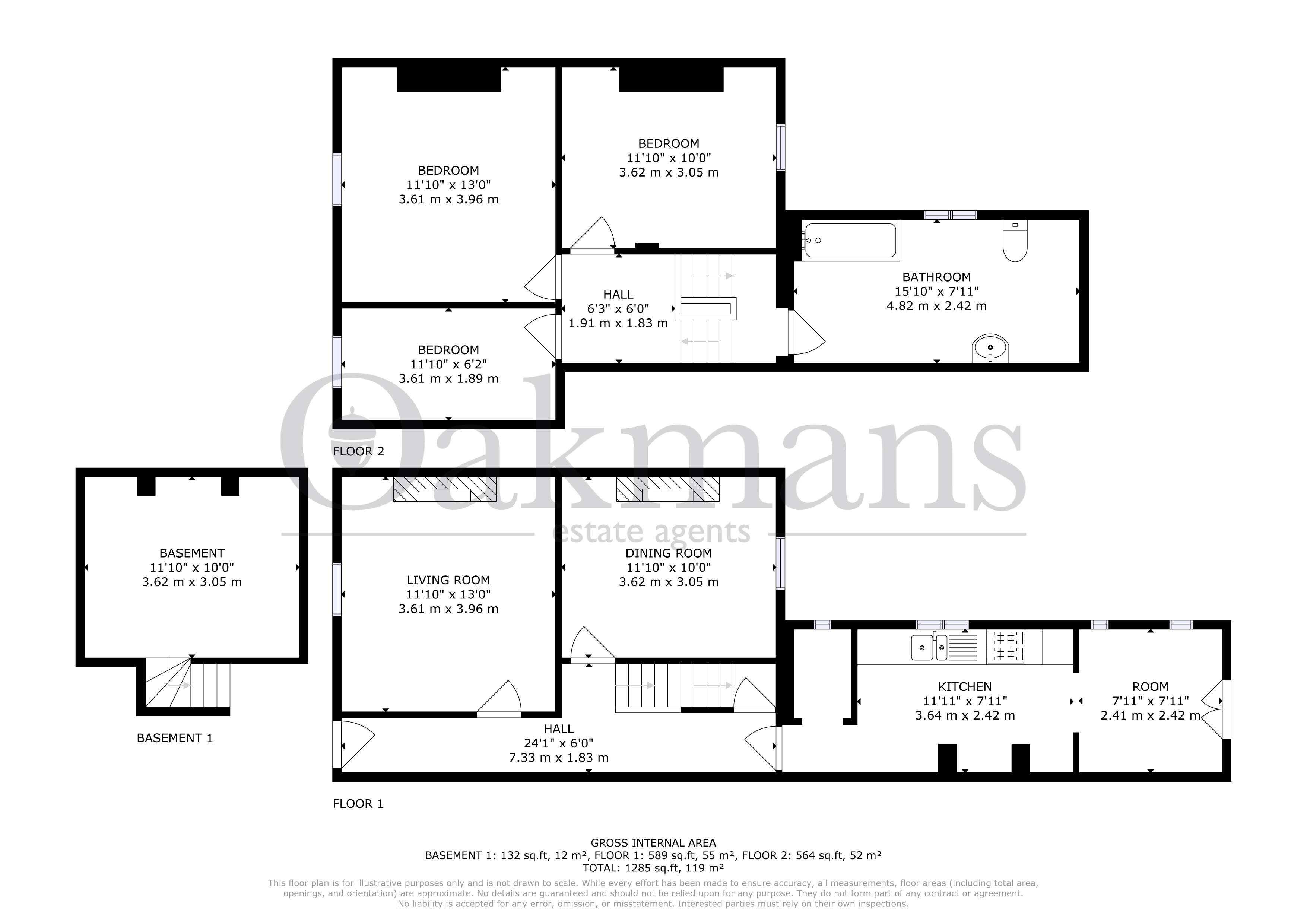 323, CAMDEN STREET, BIRMINGHAM floorplan