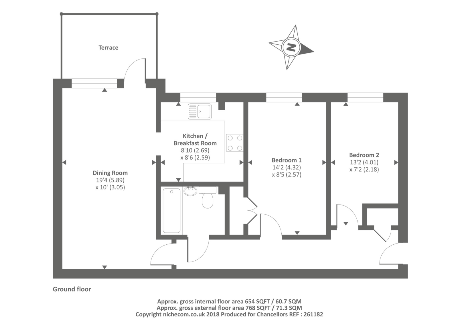 2 Bedrooms Flat to rent in St. Hughs Avenue, High Wycombe HP13