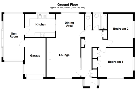 2 Bedrooms Bungalow for sale in Briar Close, Woodingdean, Brighton, East Sussex BN2