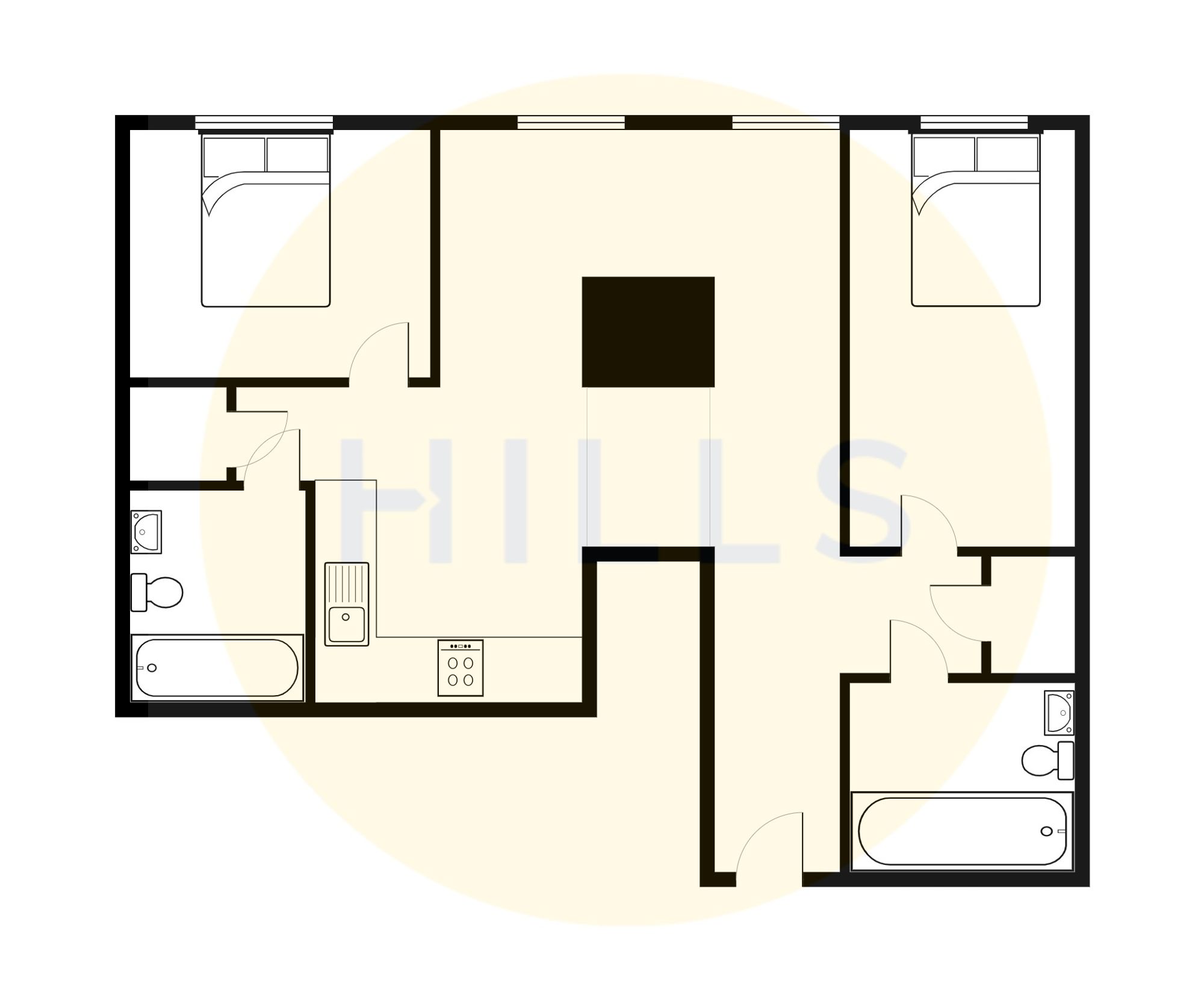 Apt 7, Vestry Court, Manchester floorplan