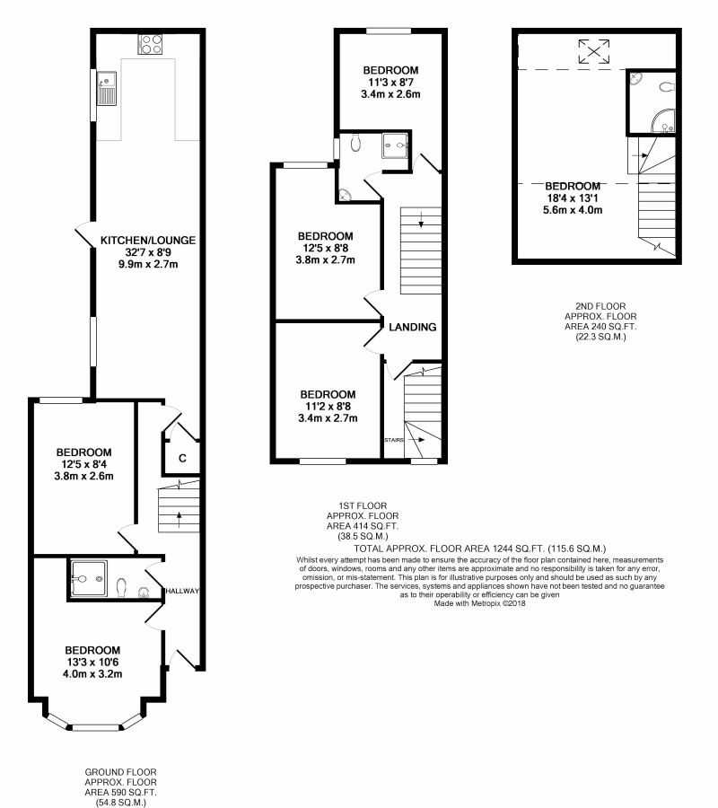 33, Furness Road, Manchester floorplan