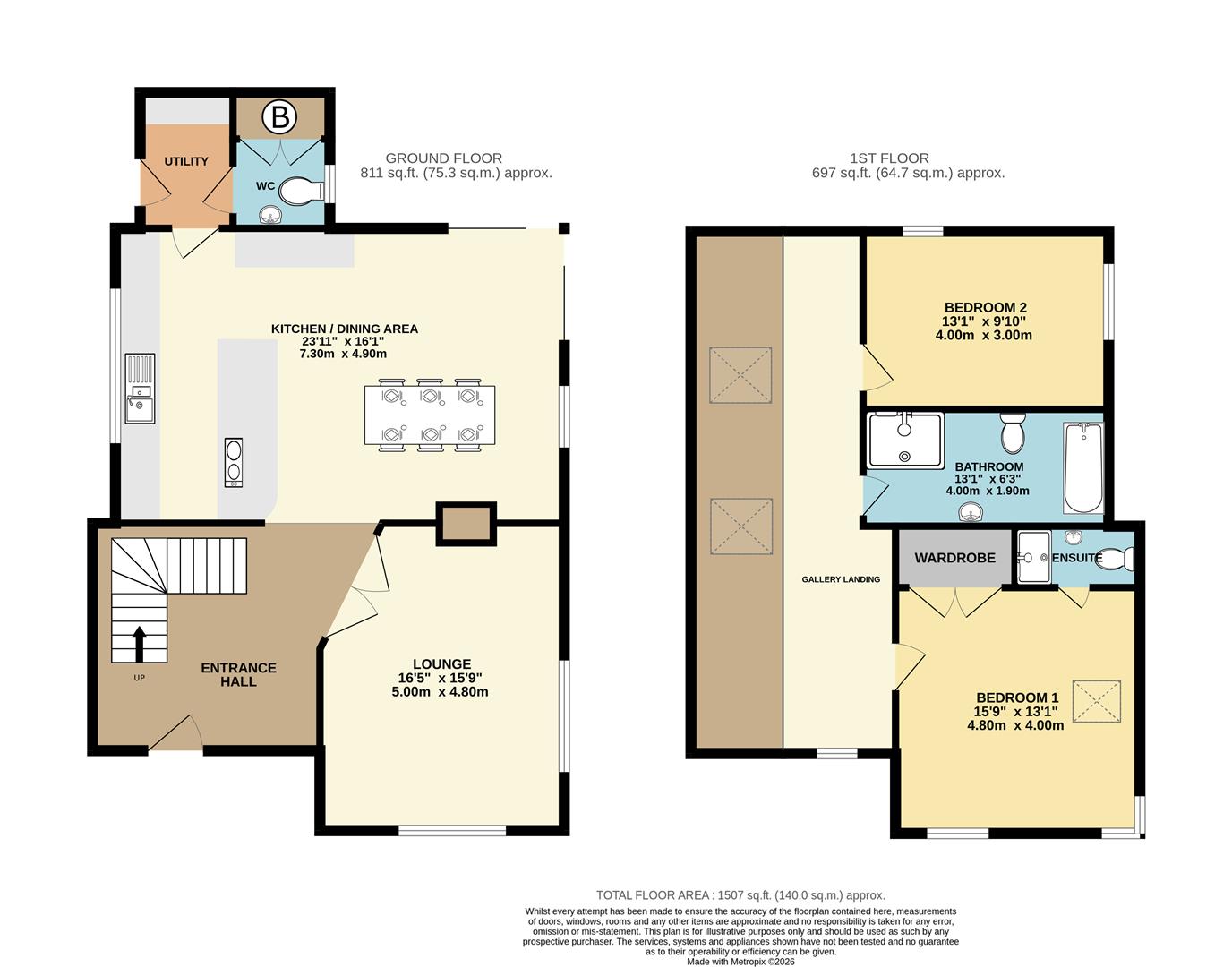 Zarni, Hillhead, Brixham floorplan