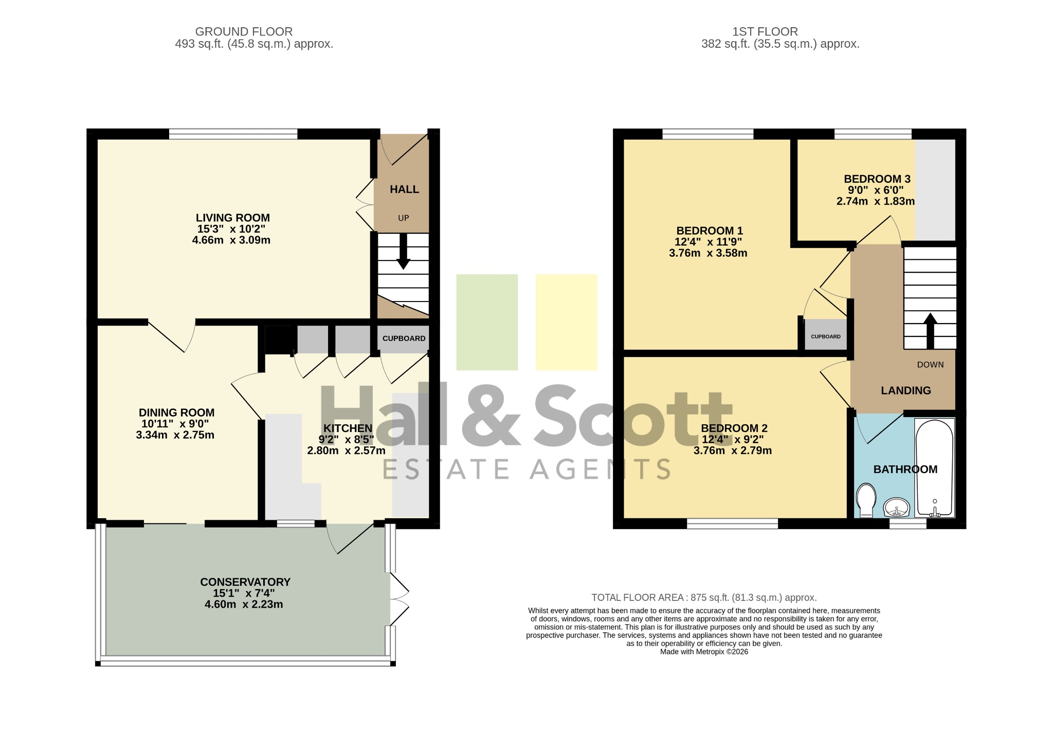 9 Ridgeway Gardens, Ottery St Mary floorplan